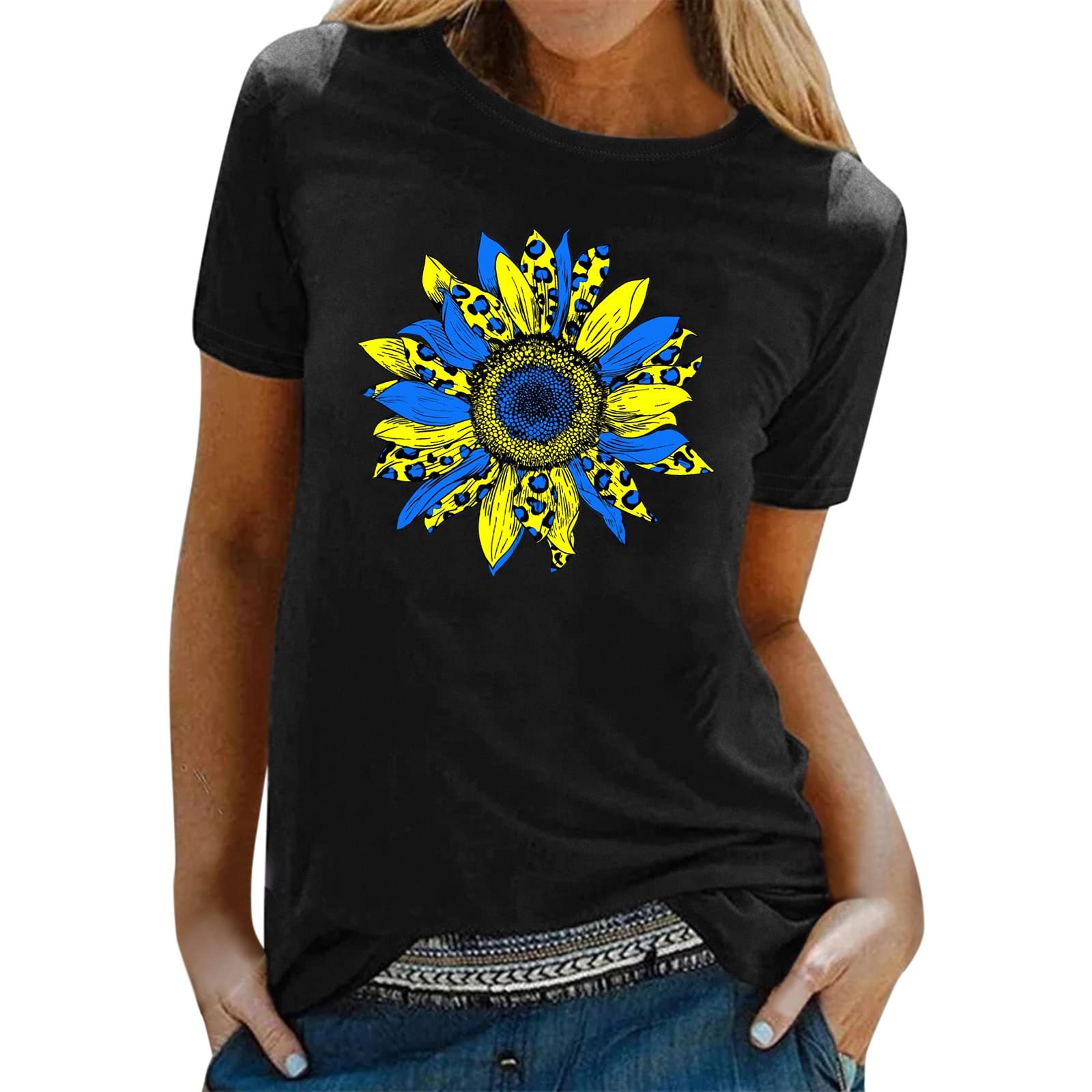 Women's Casual V-Neck Criss Cross T-Shirt - Short & Long Sleeve Blouse Tops for Everyday Wear | Perfect for Work, Date Night & Weekend Outfits