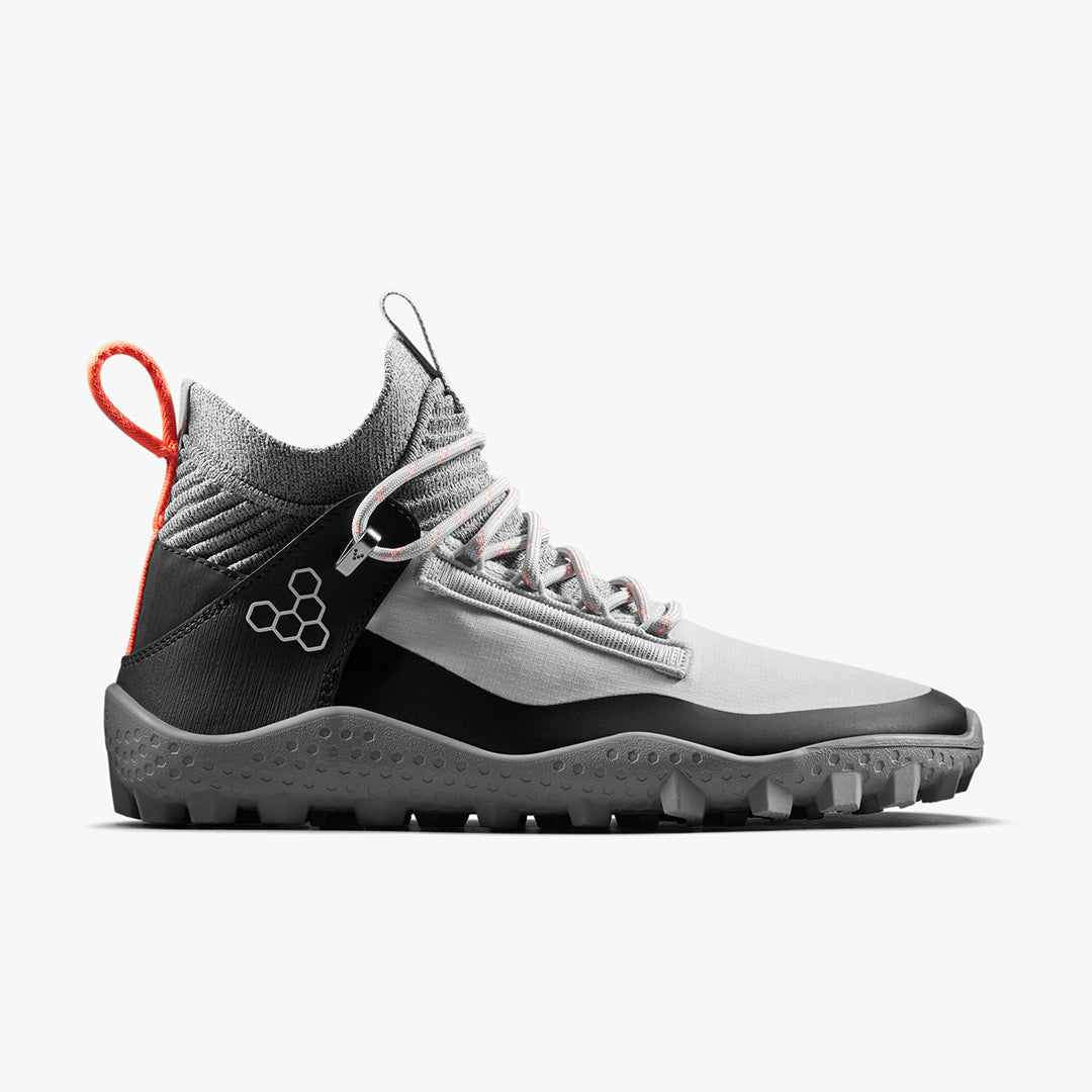 Vivobarefoot Men's Magna Lite WR SG Waterproof Hiking Shoes - Lunar Rock | Lightweight & Durable for Outdoor Adventures, Trail Running & Travel