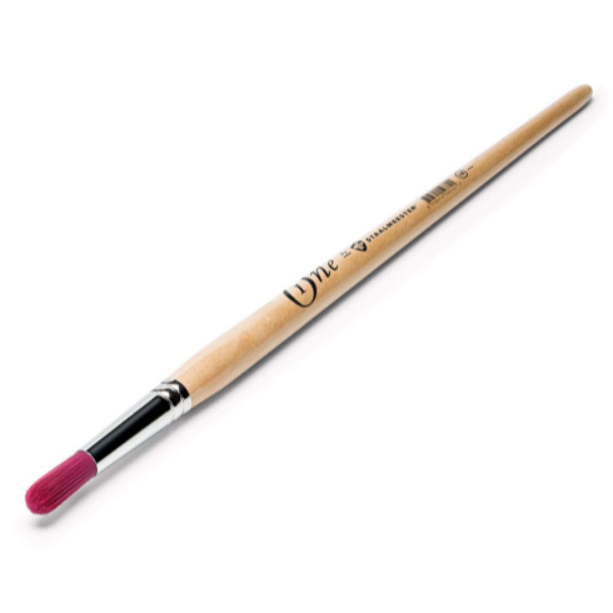 One Series FAB 10 Round Artist Paint Brush #12 (1.09.1095.12) - Professional Acrylic Oil Watercolor Brush for Canvas Painting, DIY Art Projects & Fine Detailing