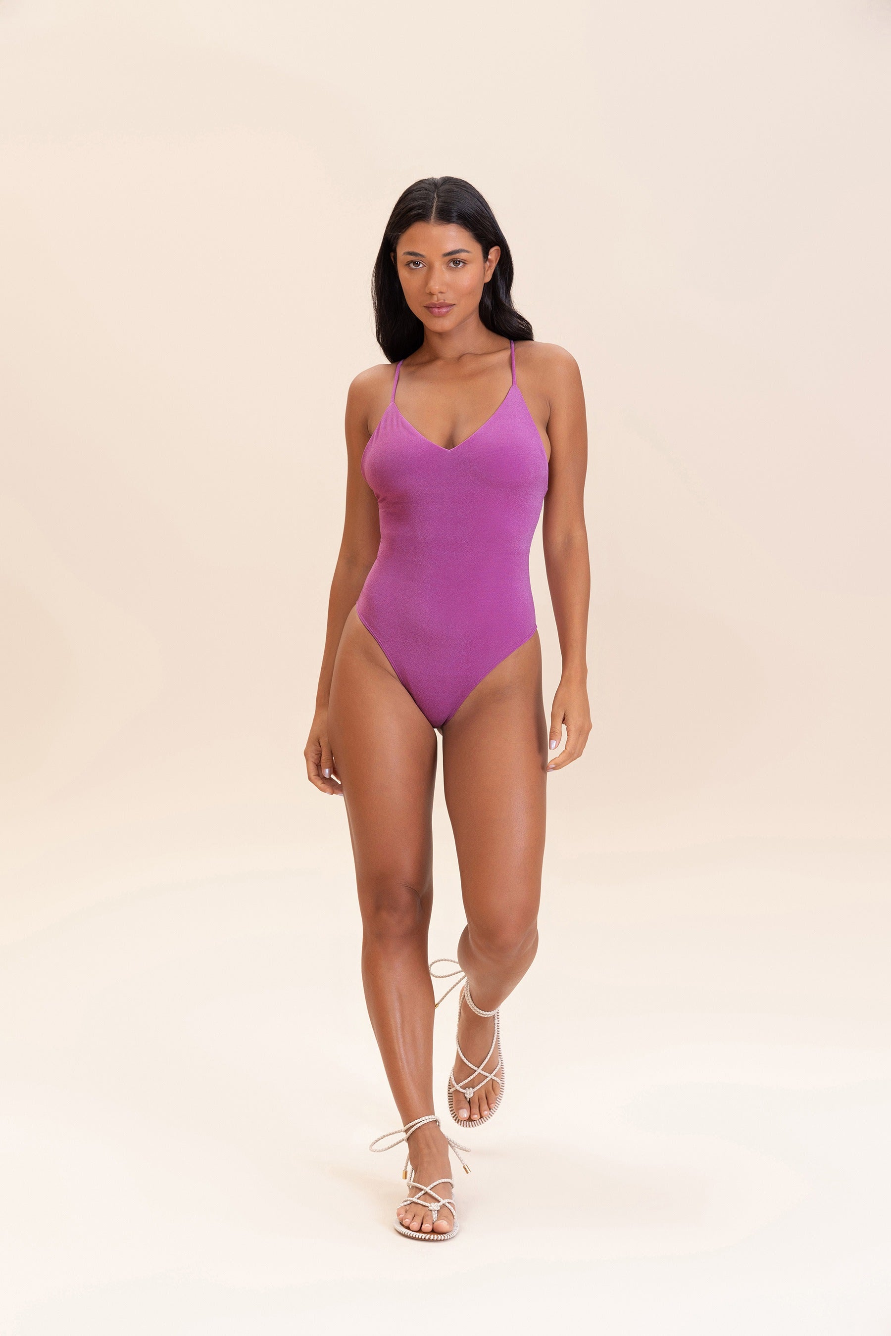 Sexy Brazilian V-Neck Swimsuit for Women - Perfect for Beach, Pool & Summer Vacations