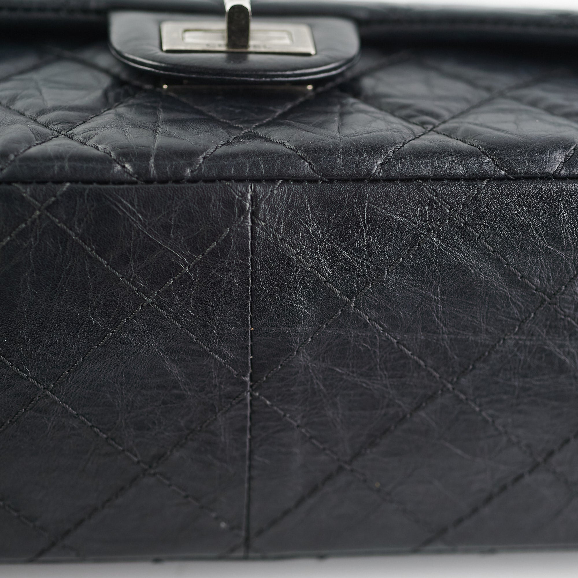 Chanel Reissue 226 Black Leather Flap Bag - Luxury Designer Handbag for Women | Perfect for Evening Events, Work & Special Occasions