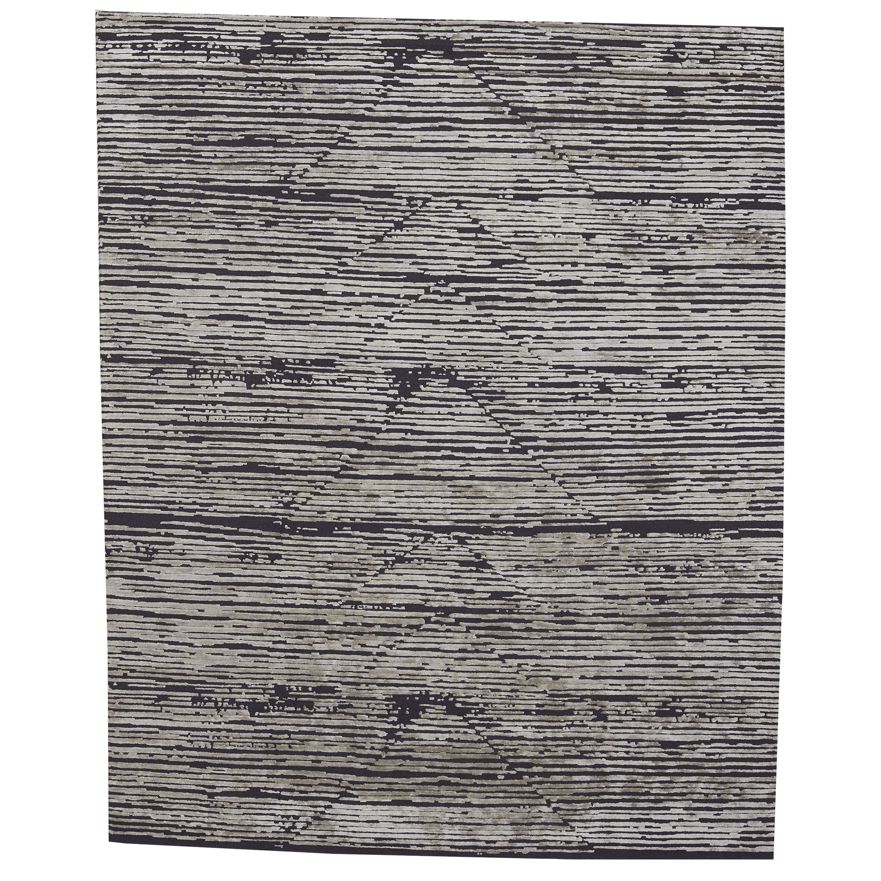 Premium Patan Black/Grey Handmade Wool Rug - Soft & Durable for Living Room, Bedroom, or Office Decor - Perfect for Home & Commercial Spaces