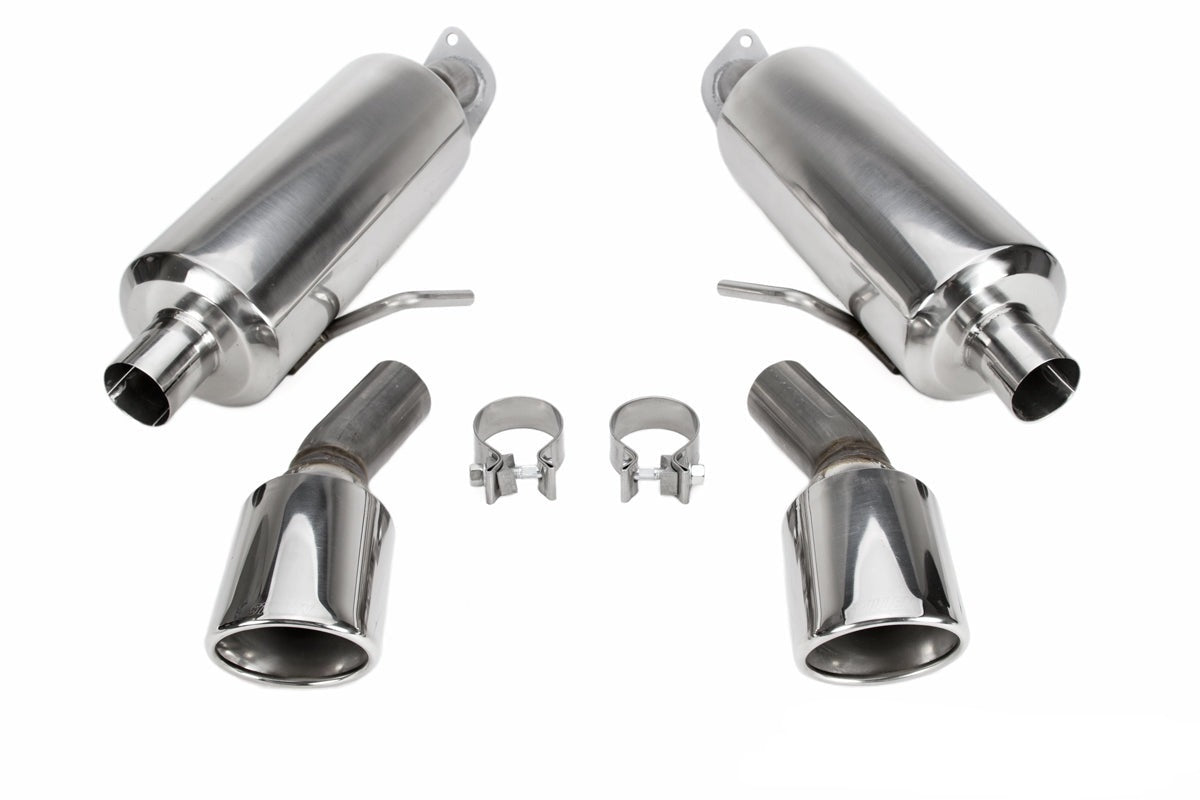 2014-2015 Infiniti Q50 Stainless Steel Axle Back Exhaust System 504442 - Performance Upgrade for Enhanced Sound & Power - Perfect for Car Enthusiasts & Street Racing
