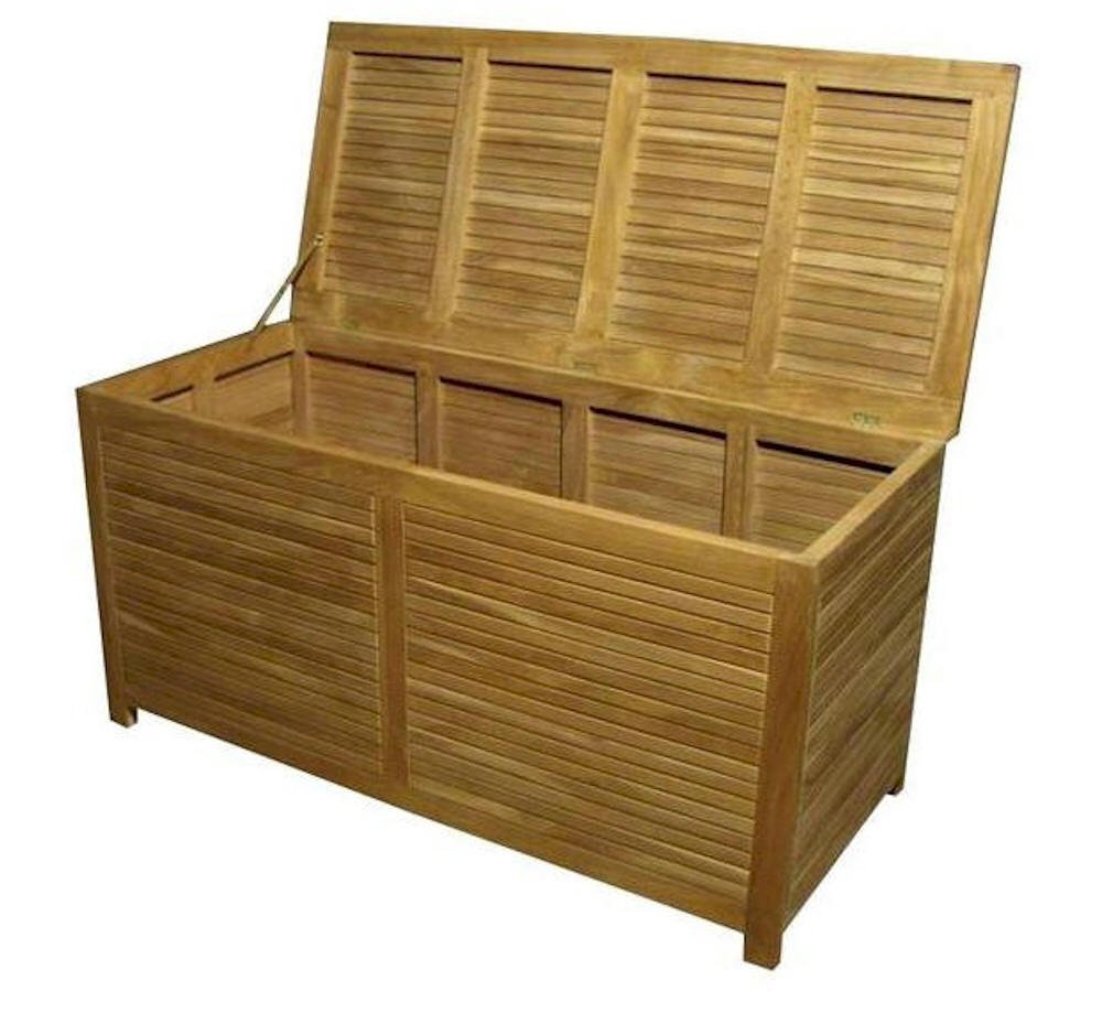 Anderson Teak Camrose Large Outdoor Storage Box - Weatherproof & Durable for Patio, Deck, or Garden Organization