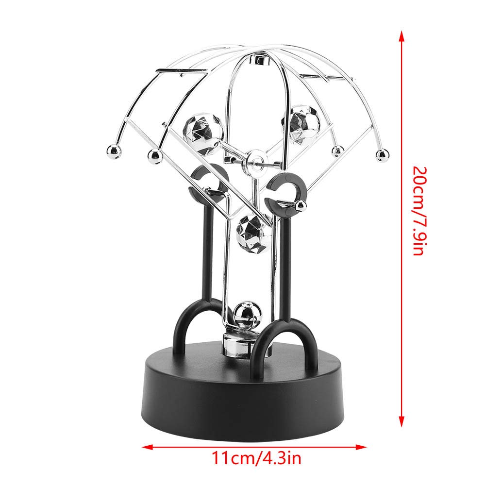 Wal Front Desk Toy - Electronic Swinging Shake Wiggle Device for Stress Relief, Perpetual Motion Decor for Home & Office Desk Table (#B102) - Perfect for Anxiety Relief, Focus Aid & Fun Desk Accessory