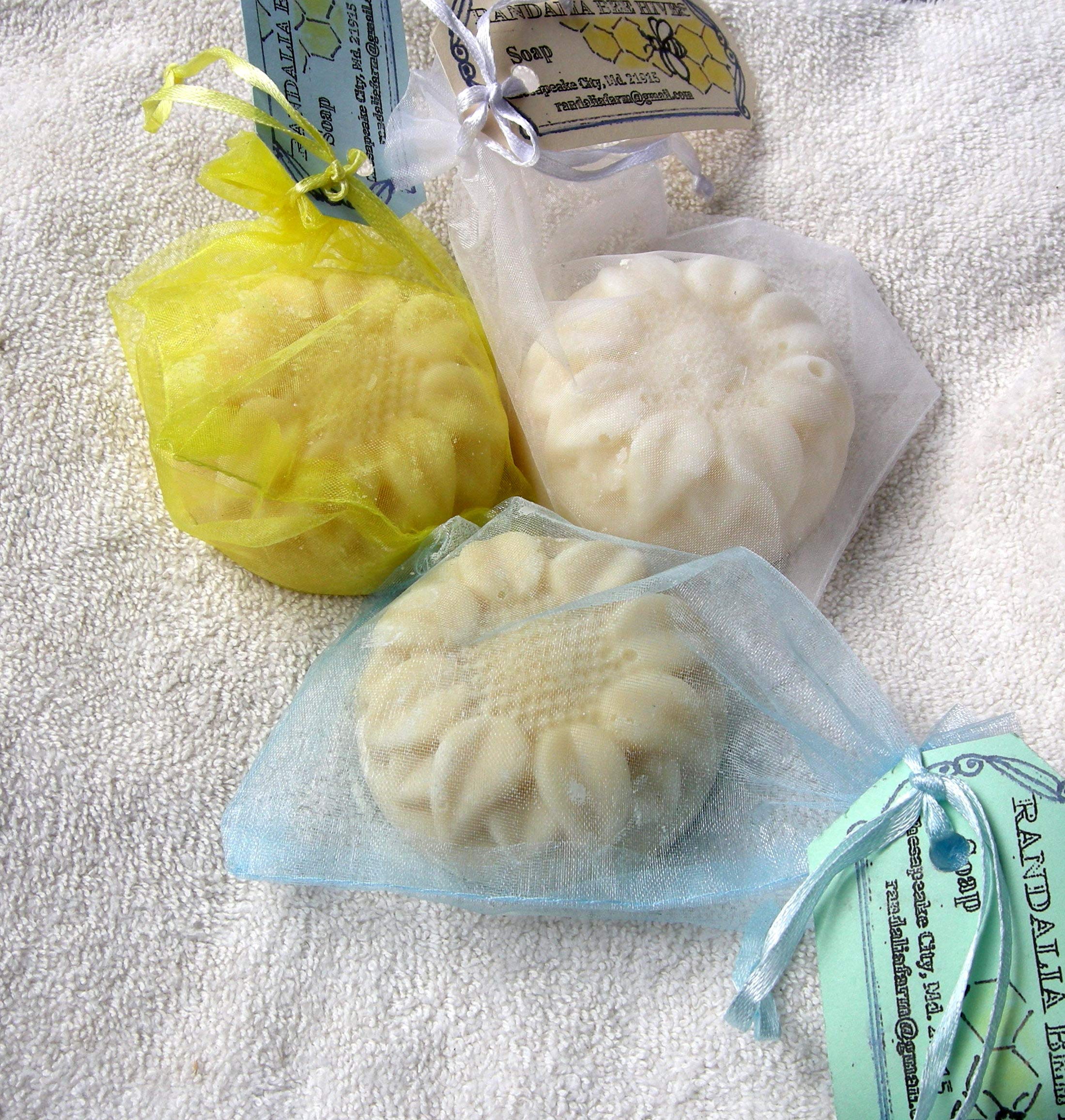 Organic Patchouli Soap for Skin Care - Natural Handmade Soap with Patchouli Essential Oil & Honey from Randalia Bee Hives - Perfect for Aromatherapy, Relaxation & Eco-Friendly Bathing
