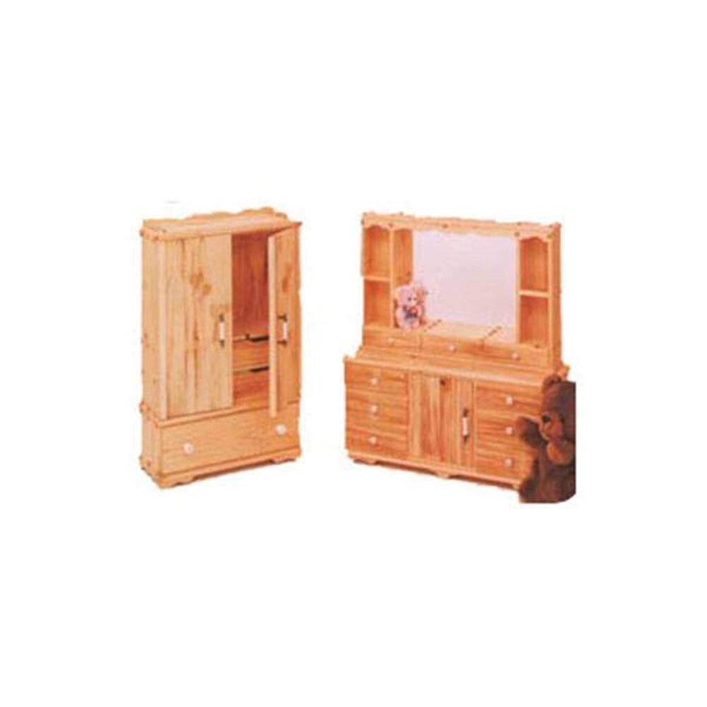 DIY Wooden Doll Armoire & Dresser Kit - Step-by-Step Woodworking Project Plans for Kids Furniture - Perfect for Playroom Storage & Pretend Play