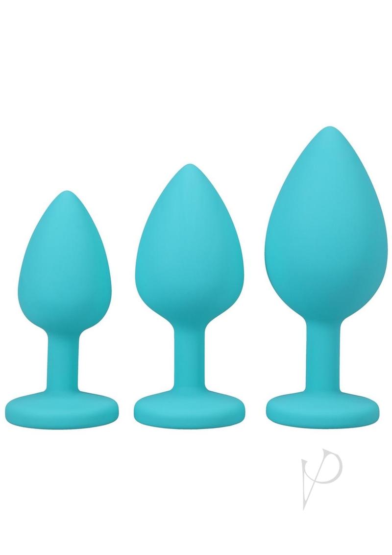 Premium Silicone Anal Trainer Set - Teal Color | Comfortable & Safe for Beginners | Perfect for Relaxation & Intimate Play