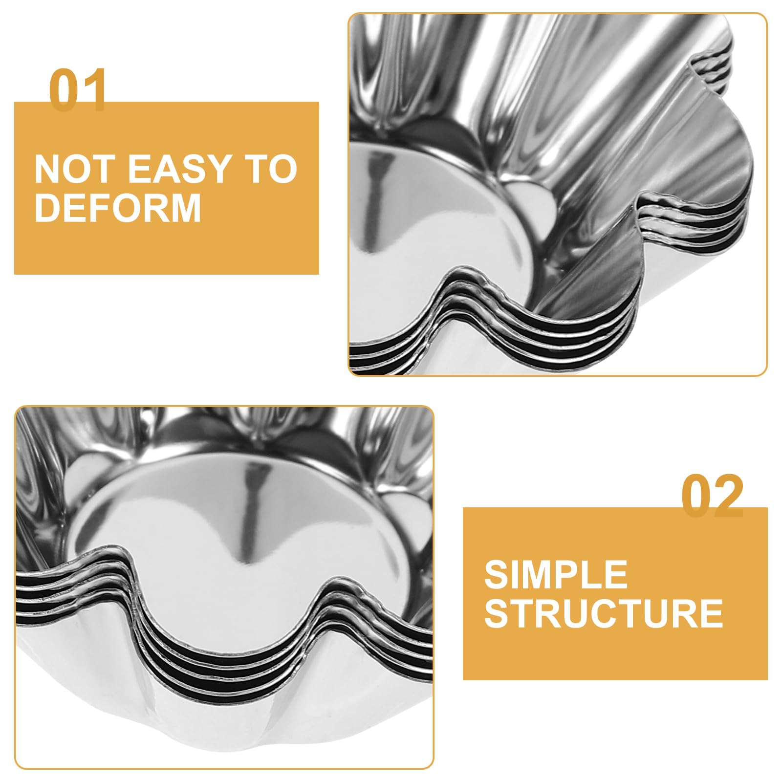 DOITOOL 12PCS Non-Stick Taco Mold Set - Heavy Duty Steel Tortilla Press & Salad Bowl Maker for Perfect Taco Shells - Ideal for Mexican Cooking, Party Snacks & Family Dinners