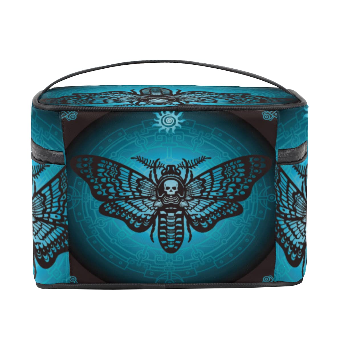 Gothic Butterfly Makeup Bag - Waterproof Travel Cosmetic Organizer for Women & Girls - Perfect for Travel & Daily Use