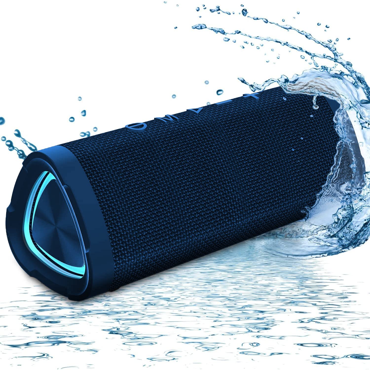 Vanzon V40 Bluetooth Speaker - 24W Loud Stereo Sound, TWS Pairing, 24H Playtime, IPX7 Waterproof Wireless Portable Speaker for Travel, Home, Outdoor, Beach, Pool Party & Camping (Blue)