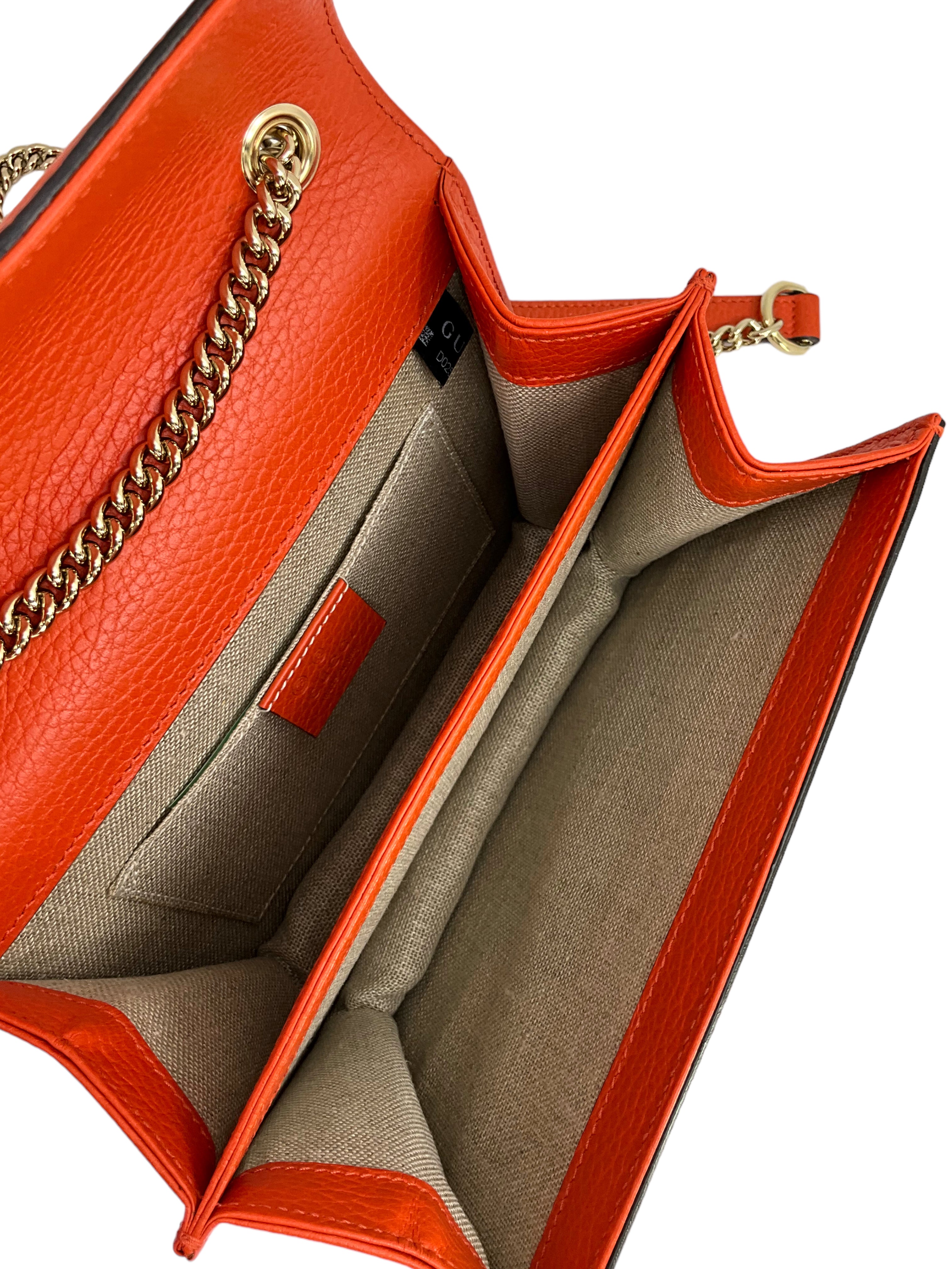 Gucci GG Supreme Leather Crossbody Bag for Women - Luxury Designer Handbag with Interlocking GG Logo, Perfect for Work, Travel & Everyday Use