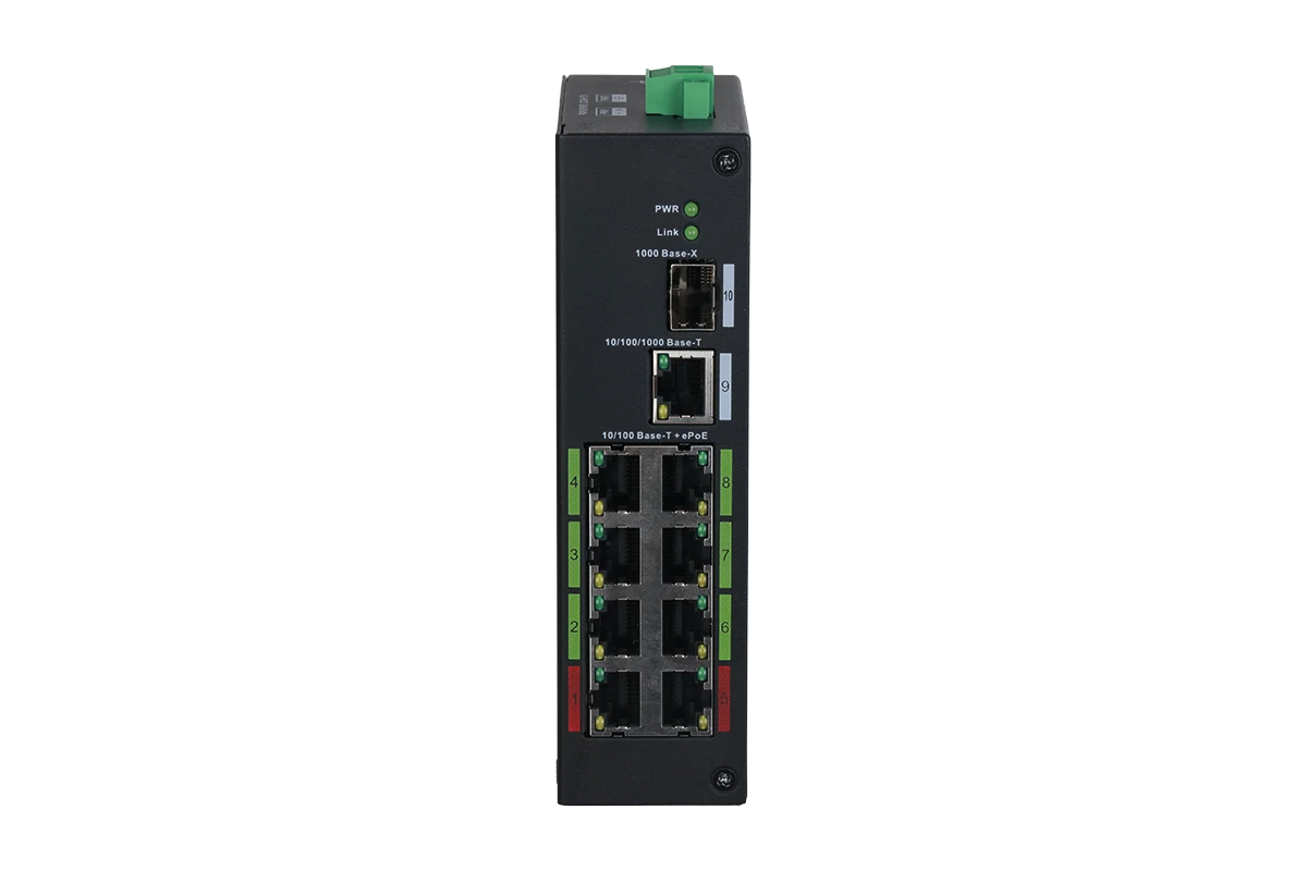 Lorex 8 Port ePoE Switch - High Speed Power Over Ethernet Network Switch for Security Cameras & IP Devices | Perfect for Home & Business Surveillance Systems