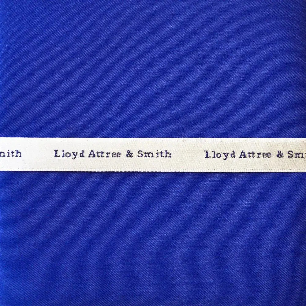 Royal Blue Plain Poly Shantung Hank - Premium Silk-Like Fabric for Sewing, Crafts & DIY Projects - Perfect for Quilting, Embroidery & Home Decor