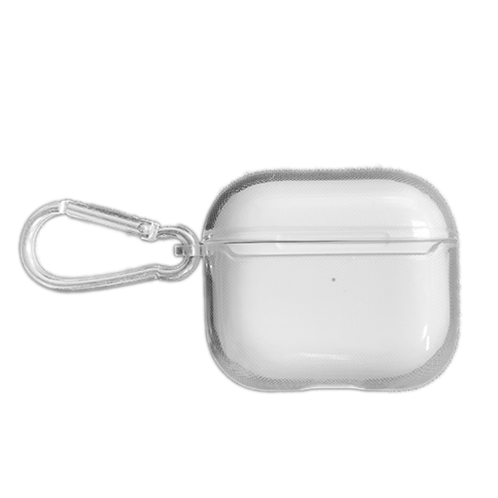 Clear AirPods Case with Hook - Durable Protective Cover for AirPods 1/2/3/Pro - Perfect for Gym, Travel & Everyday Use