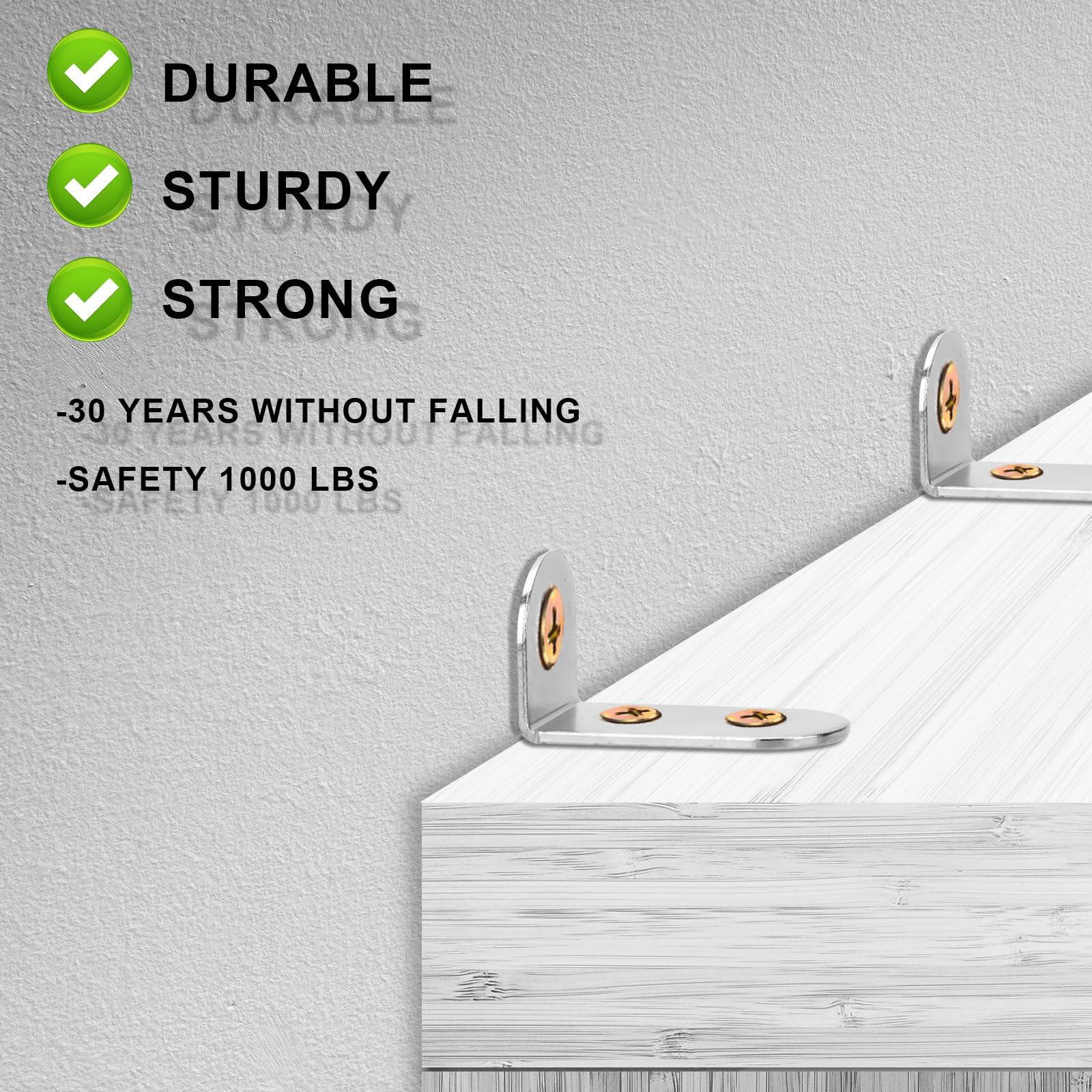 Baby Proofing Furniture Anchors - Heavy Duty Metal Anti-Tip Straps & Wall Brackets for Dressers, Cabinets & Bookshelves | Child Safety Device for Earthquake & Furniture Falling Prevention | Perfect for Nursery, Kids Room & Home Safety
