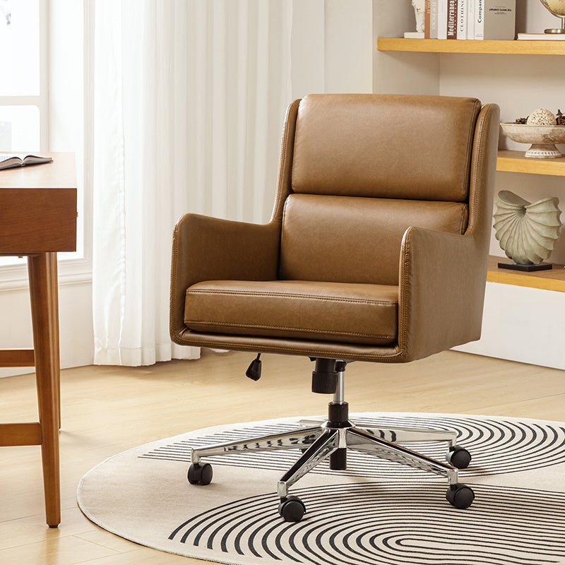 Eamonn Ergonomic Adjustable Swivel Office Chair with Metal Base - Perfect for Home Office, Gaming & Workspace Comfort