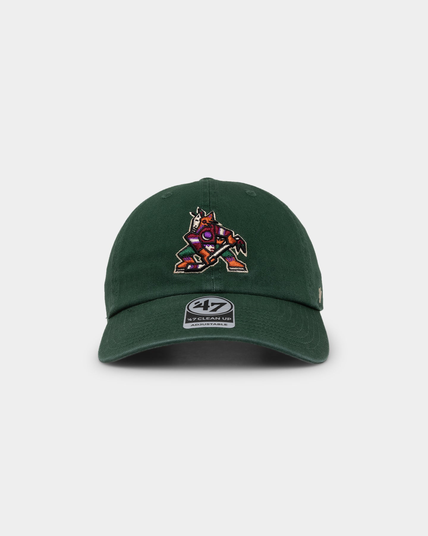 47 Brand Arizona Coyotes vs LA Kings Adjustable Strapback Hat - Dark Green for Hockey Fans & Game Day Outfits