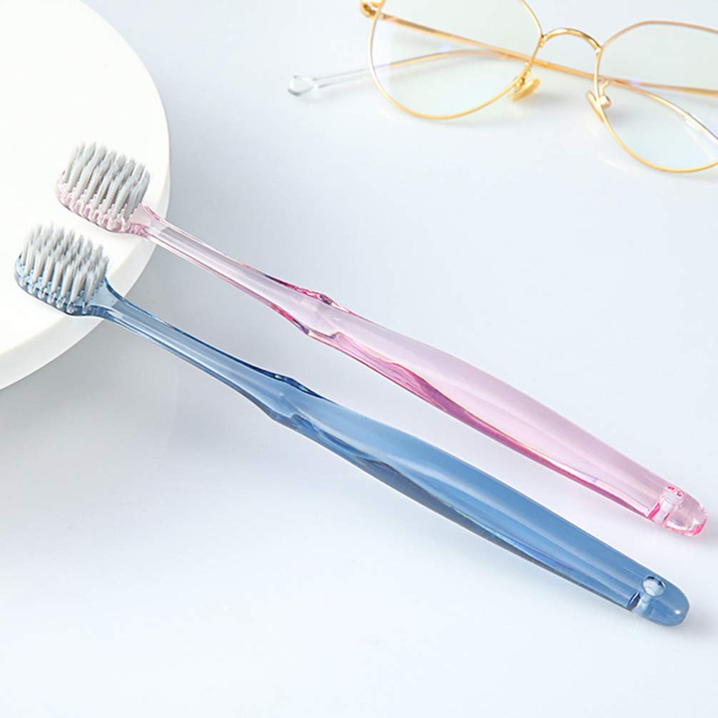 Hemoton Soft Bristle Toothbrush 2-Pack - Gentle Cleaning for Teeth & Paintbrushes