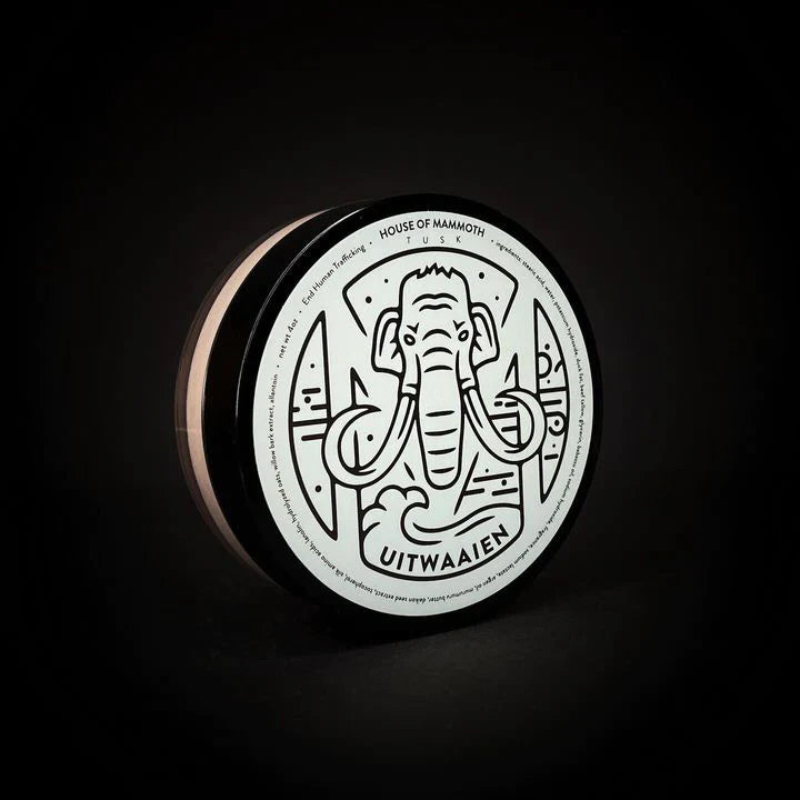 House of Mammoth UITWAAIEN Shaving Soap - Premium Men's Grooming Soap for Smooth Shaving & Skin Care - Perfect for Daily Shaving Routine & Gift for Men