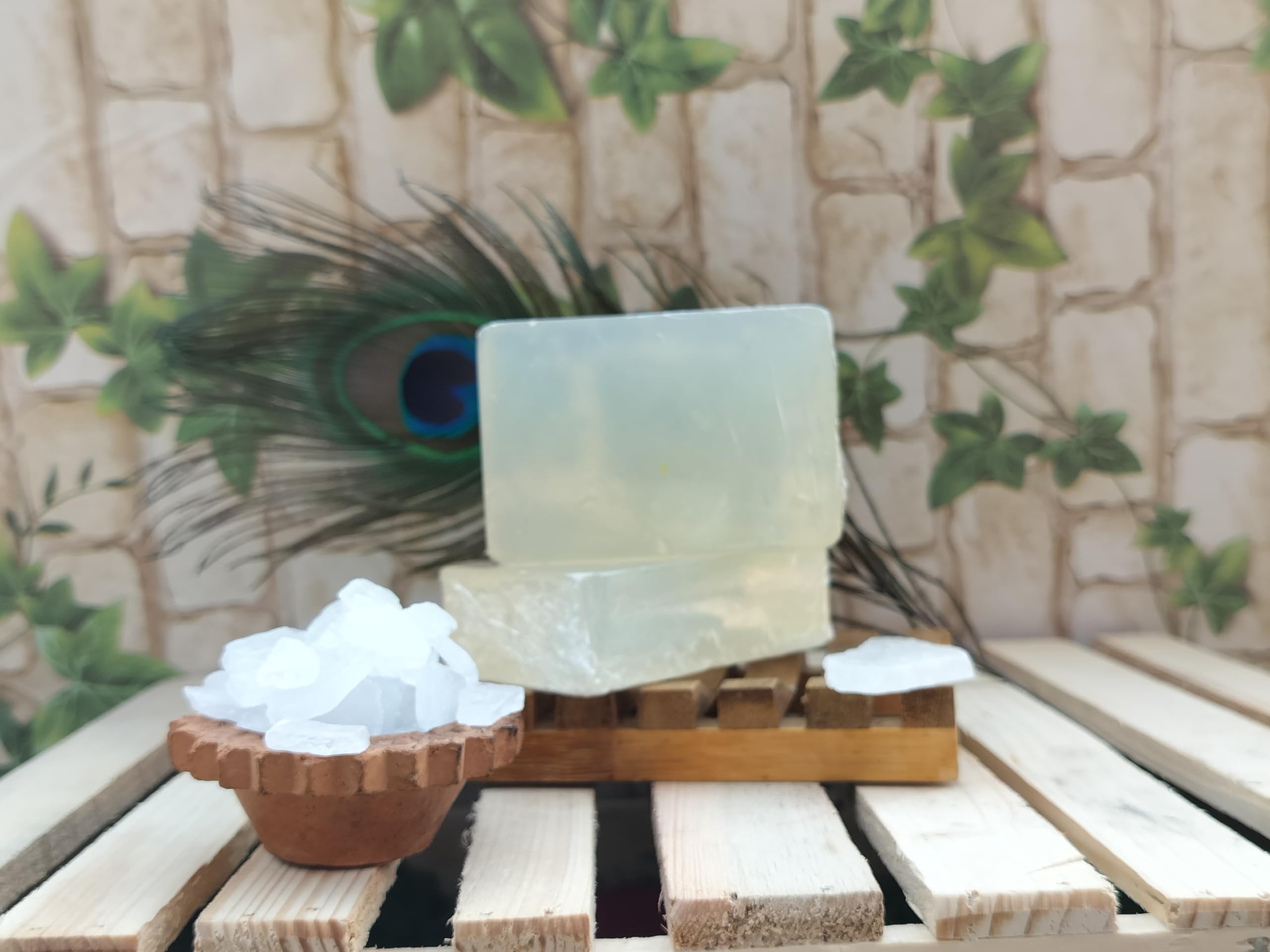 NATSBYTE 100% Organic Pure Camphor Soap - Handmade Natural Skin Care Soap for Bath & Body | Pack of 3 | Soothes Skin & Promotes Relaxation for Spa & Daily Use