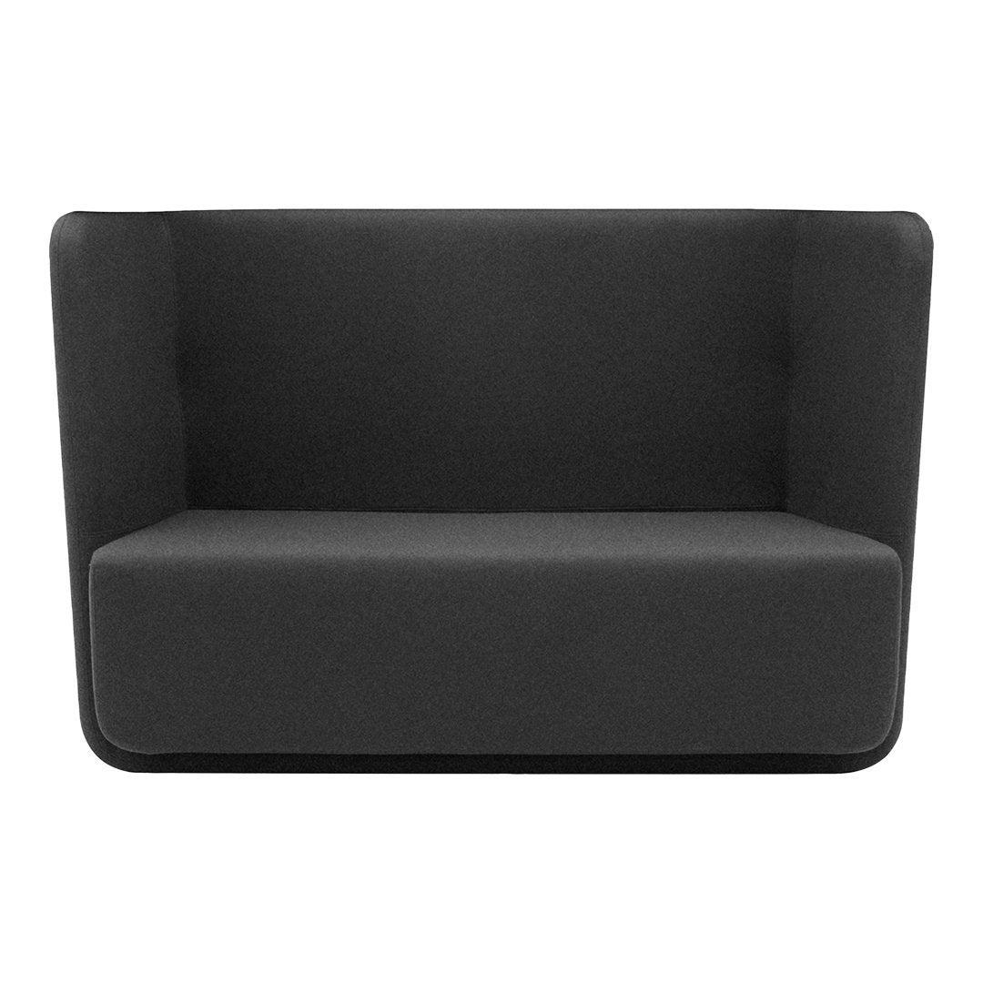 Demacker Basket Sofa - Low Profile Modern Woven Rattan Sofa with Soft Cushions for Living Room, Patio, or Outdoor Lounge