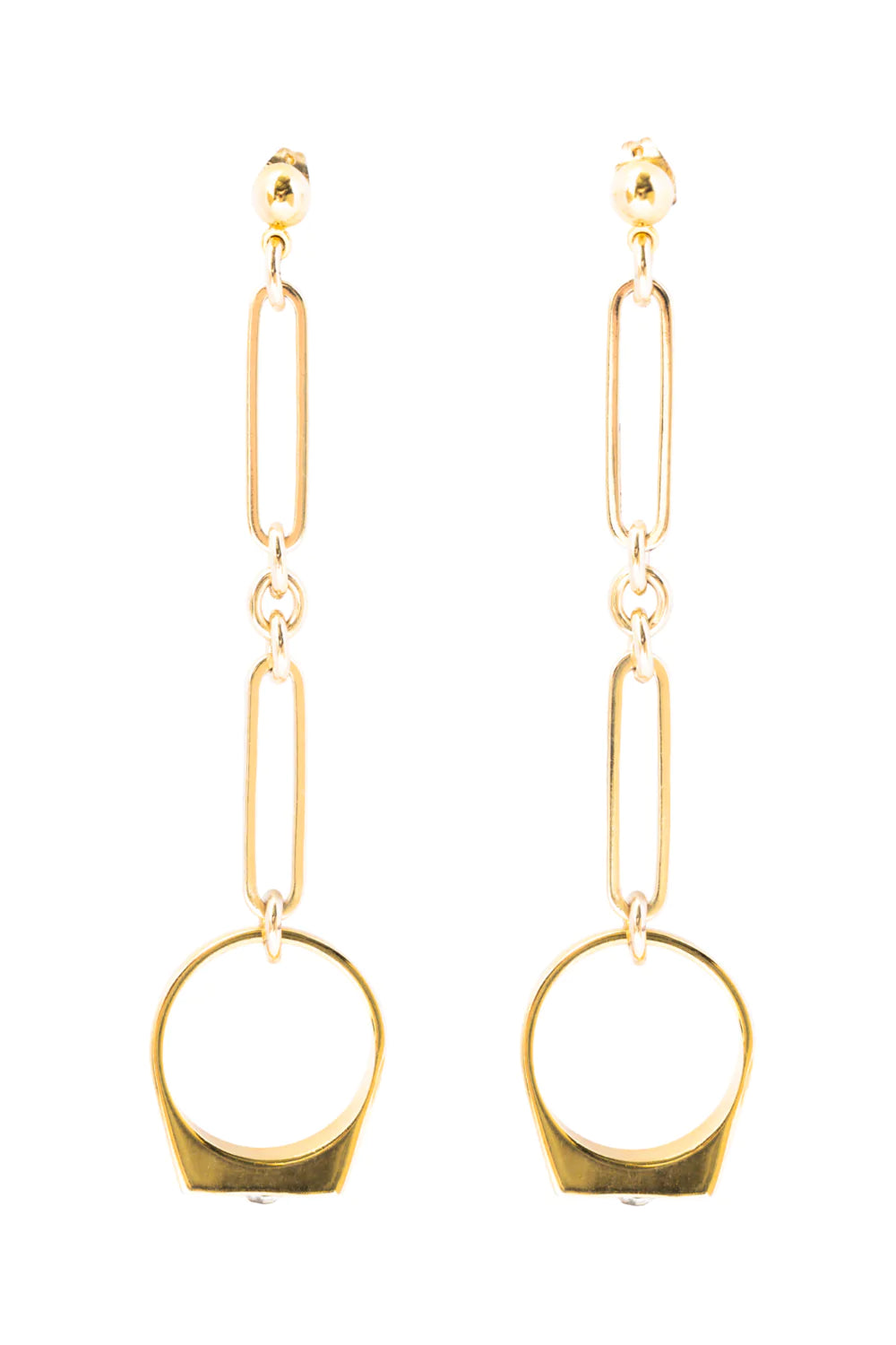 Espoir Gold Chain Earrings for Women - Elegant Dangle Drop Earrings for Party, Wedding & Everyday Wear