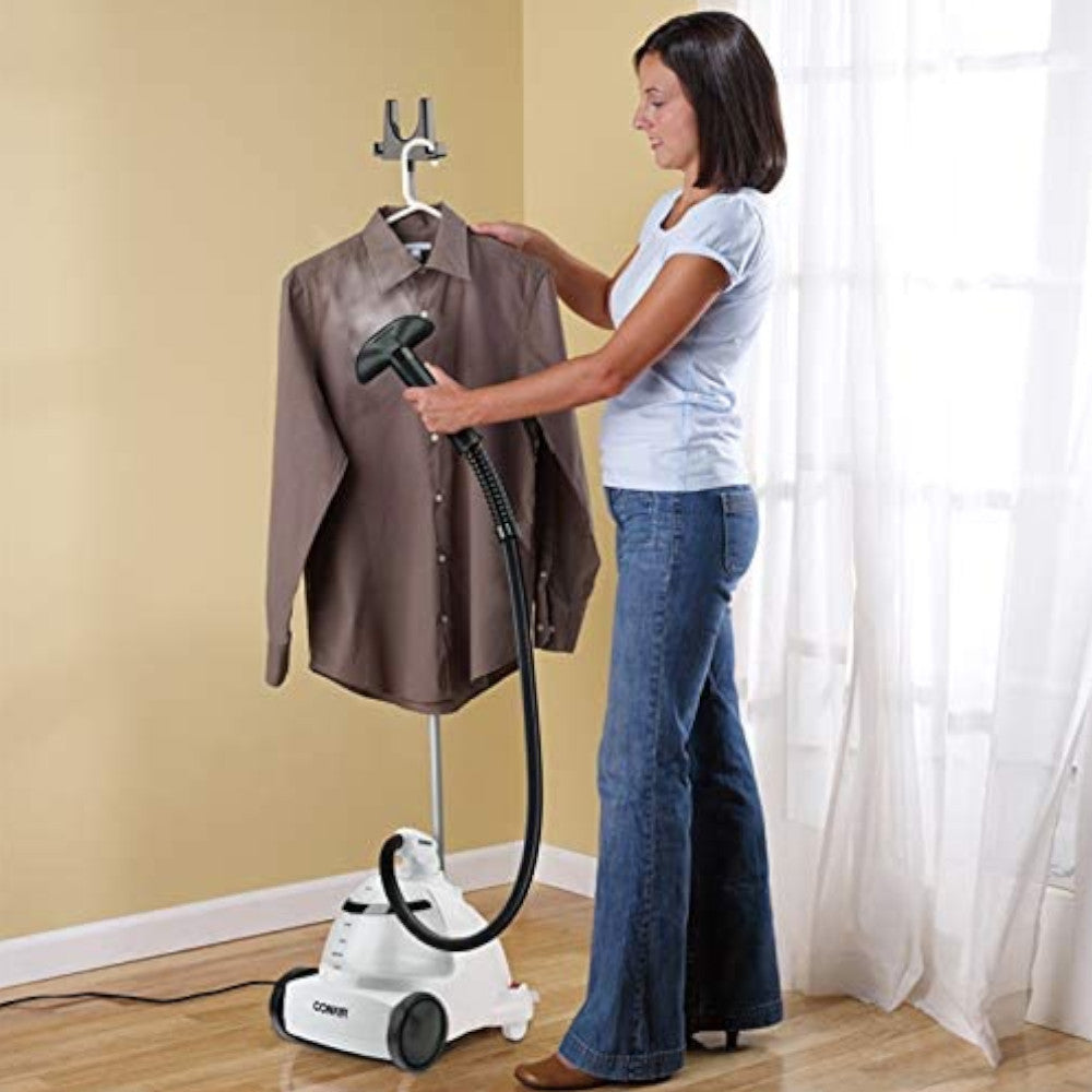 CONAIR GS7NXRC Upright Fabric Steamer for Clothes - Powerful Garment Steamer for Home & Travel Use, Quick Wrinkle Remover for Dresses, Suits, Curtains & More