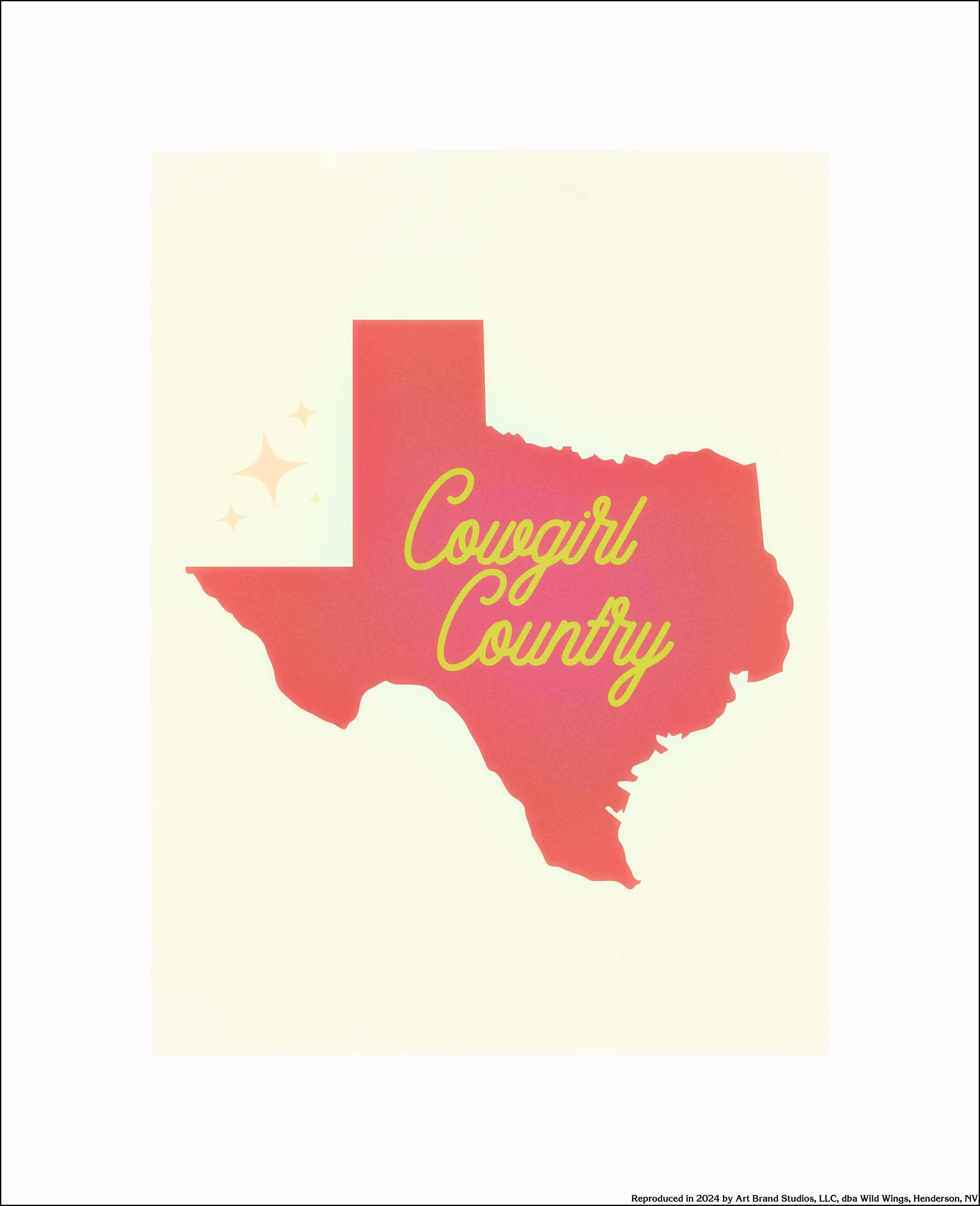 Western Cowgirl Country Pink Art Prints - Vintage & Rustic Wall Decor for Home, Office, or Ranch Style Living Spaces
