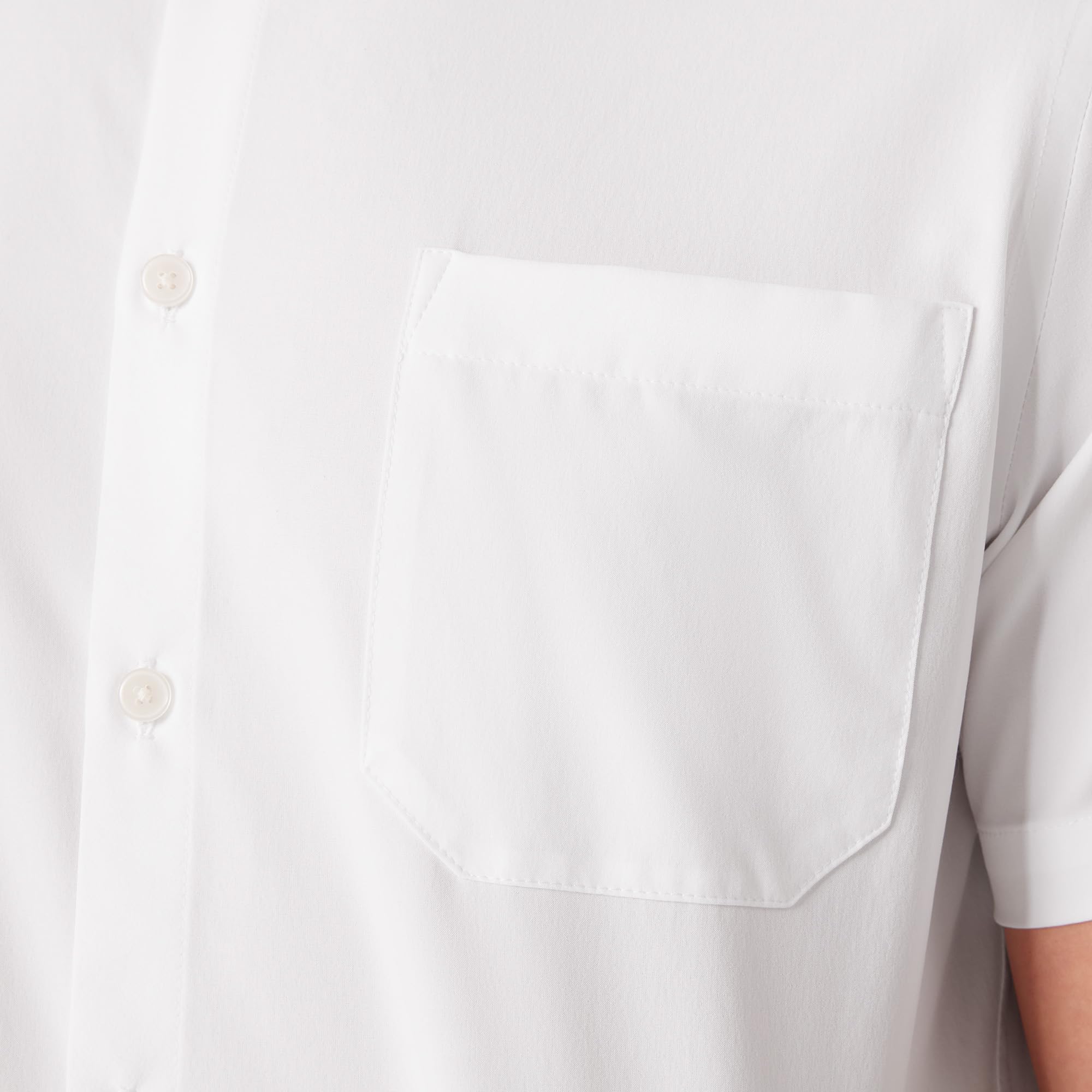 Mizzen+Main Leeward Wrinkle-Resistant Short-Sleeve Performance Dress Shirt for Men - 4-Way Stretch, Trim Fit Button-Up - Perfect for Office, Business Travel & Summer Weddings