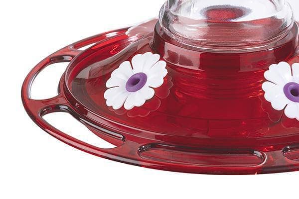 Big Gulp Hummingbird Feeder - 32oz Large Capacity Nectar Feeder for Outdoor Garden, Yard & Patio - Attract Hummingbirds with Easy-Fill Wide Mouth & Bee Guards (Red) | Perfect for Backyard Bird Watching & Nature Lovers