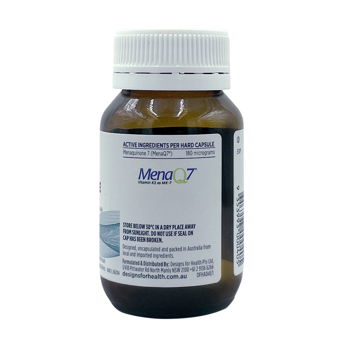 Designs For Health K2 Supreme - Vitamin K2 MK7 Supplement with Menaquinone-7 for Heart & Bone Health - Supports Calcium Absorption & Cardiovascular Wellness - Ideal for Active Adults & Seniors