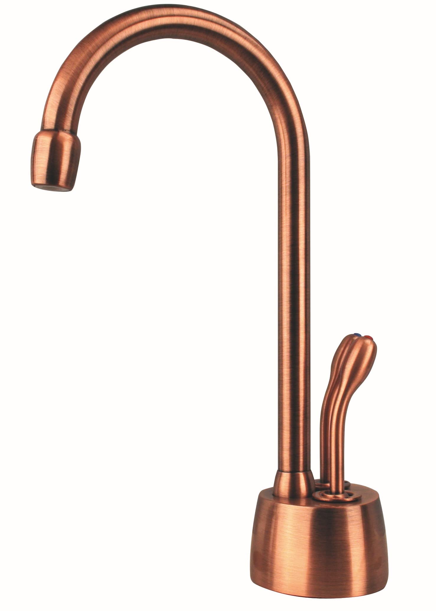 Westbrass D272HFP-11 Antique Copper 2-Handle Hot and Cold Water Dispenser with Instant Heating Tank - Perfect for Kitchen, Office, and Home Use