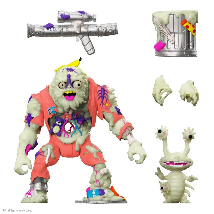 Teenage Mutant Ninja Turtles ULTIMATES! Muckman & Joe Eyeball Action Figures - Glow in the Dark NYCC 2022 Exclusive Collectible - Perfect for TMNT Fans, Comic Con Displays & Nightlight Decor