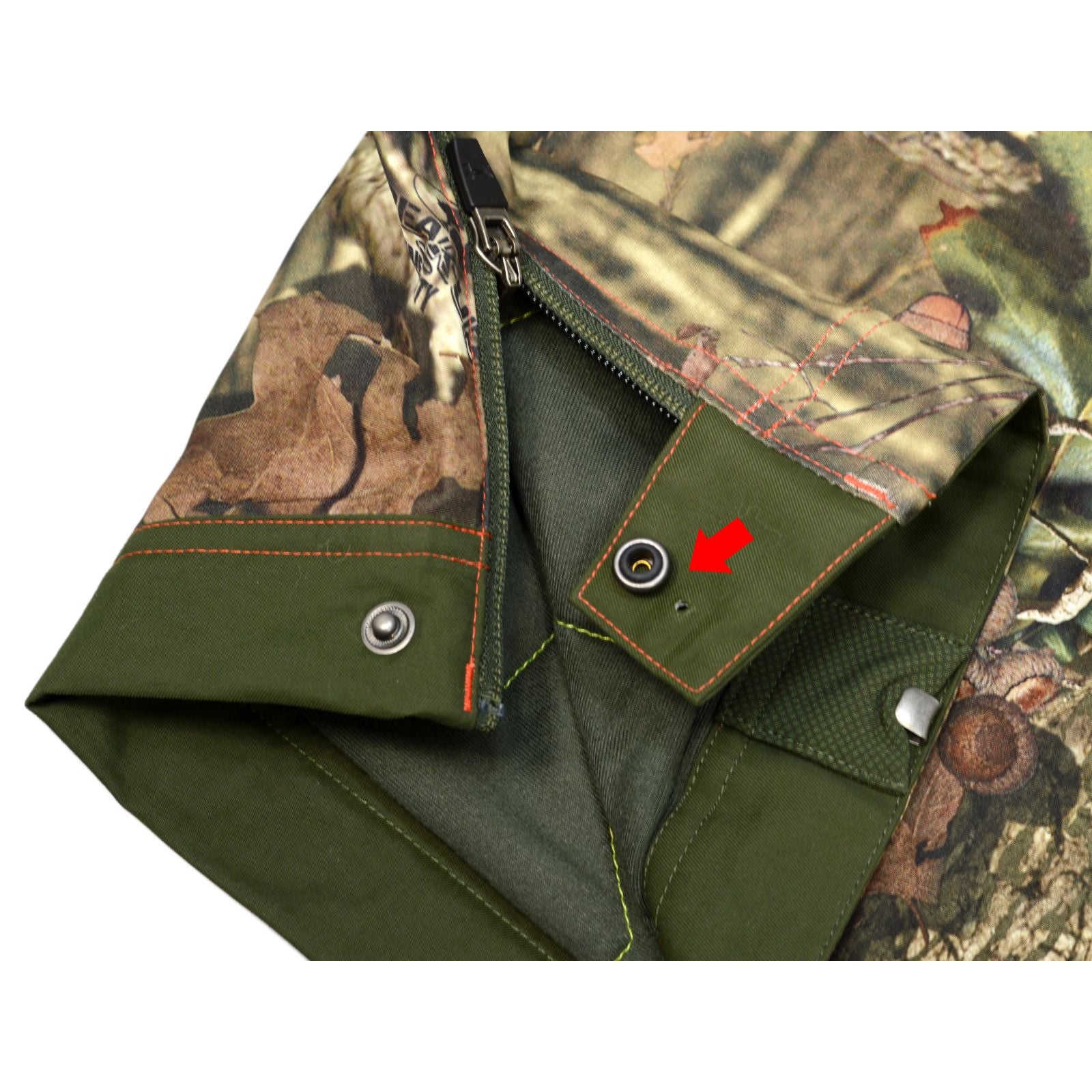 New Under Armour Mossy Oak Camo Pants Men's Size 36x32 with Ankle Button Defect - Hunting & Outdoor Activities