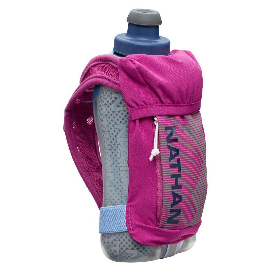 QuickSqueeze Plus 12oz Insulated Handheld Water Bottle - Leak Proof & BPA Free for Gym, Hiking & Outdoor Activities