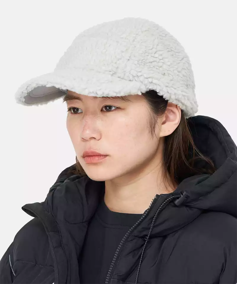 Gramicci x and wander JQ Tape Fleece Cap - Outdoor Hiking & Camping Hat for Men & Women - Warm Winter Beanie for Cold Weather Activities