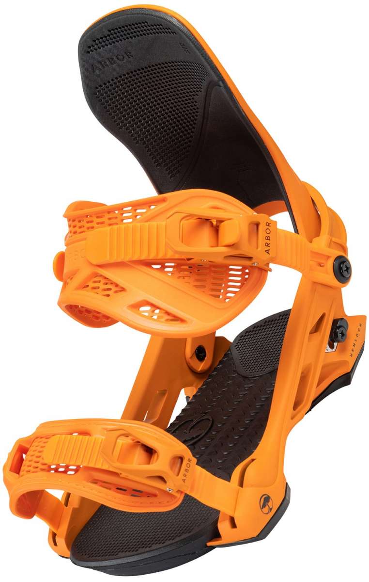 **2024 Arbor Hemlock Snowboard Bindings - High-Performance Snowboard Bindings for All-Mountain & Freestyle Riding - Perfect for Powder, Park & Backcountry Adventures**