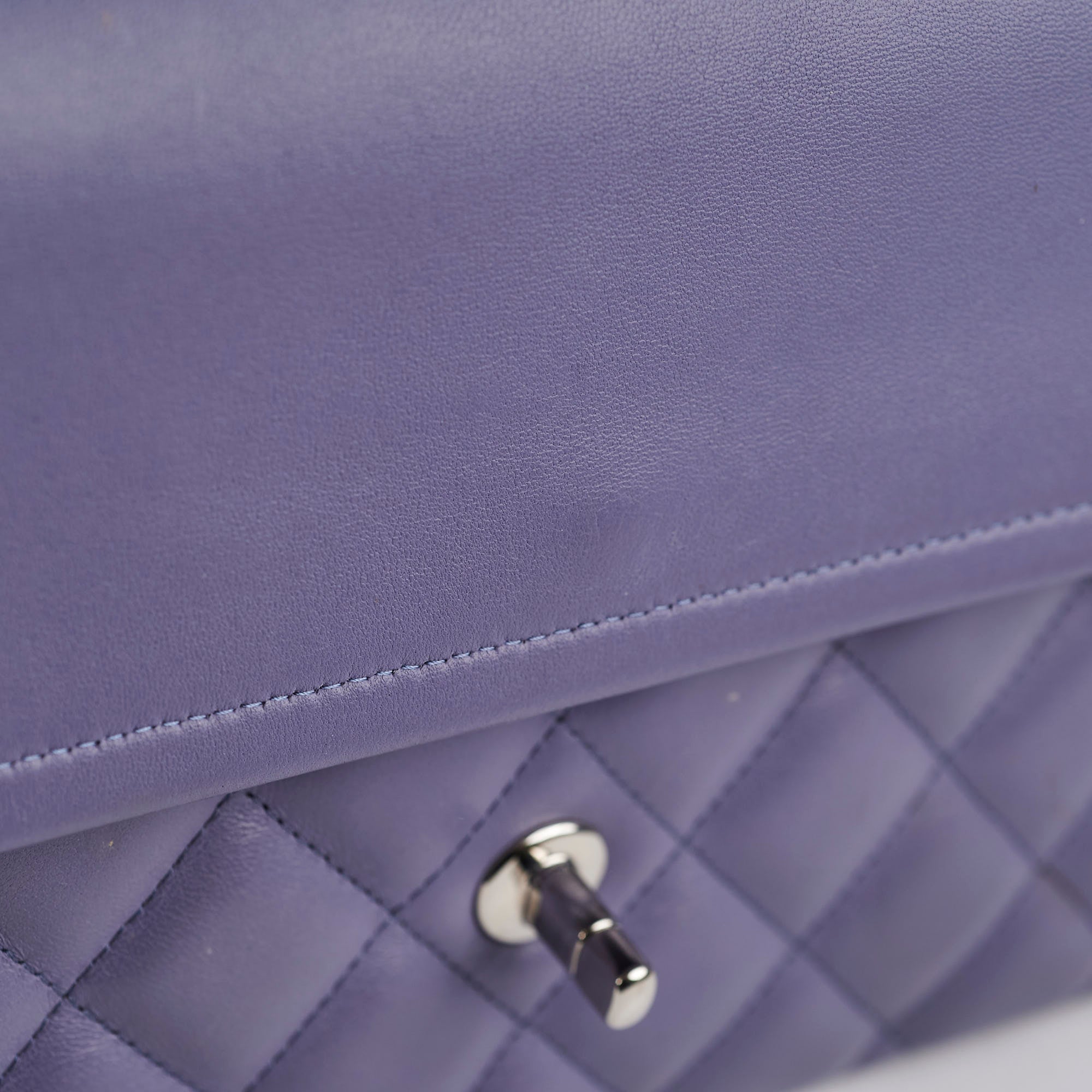 Chanel Jumbo Double Classic Flap Bag in Purple - Luxury Designer Handbag for Women | Perfect for Evening Events, Parties & Special Occasions