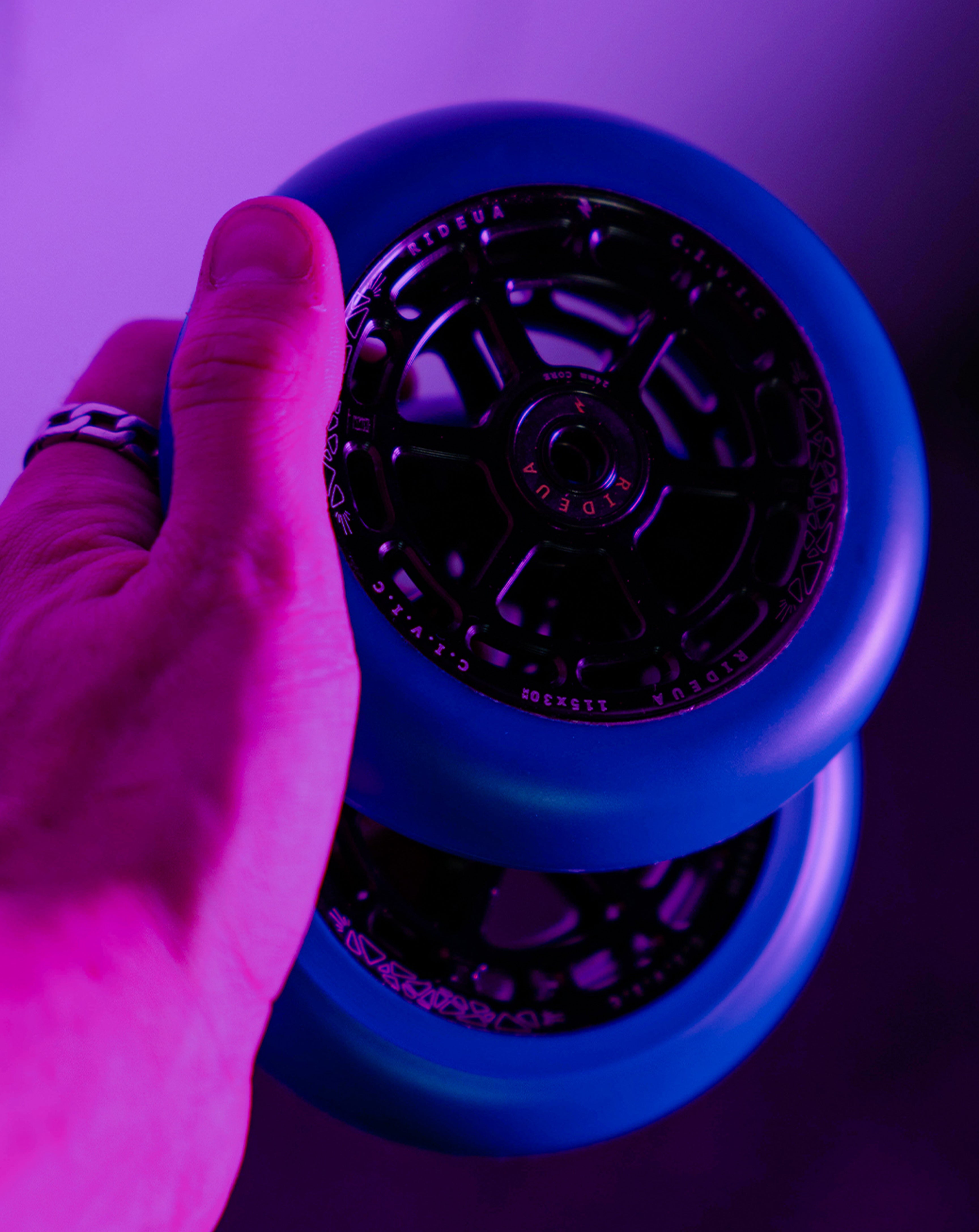 UrbanArtt Civic Wheels 110mm - High Performance Skateboard Wheels for Smooth Riding | Perfect for Street Skating and Commuting