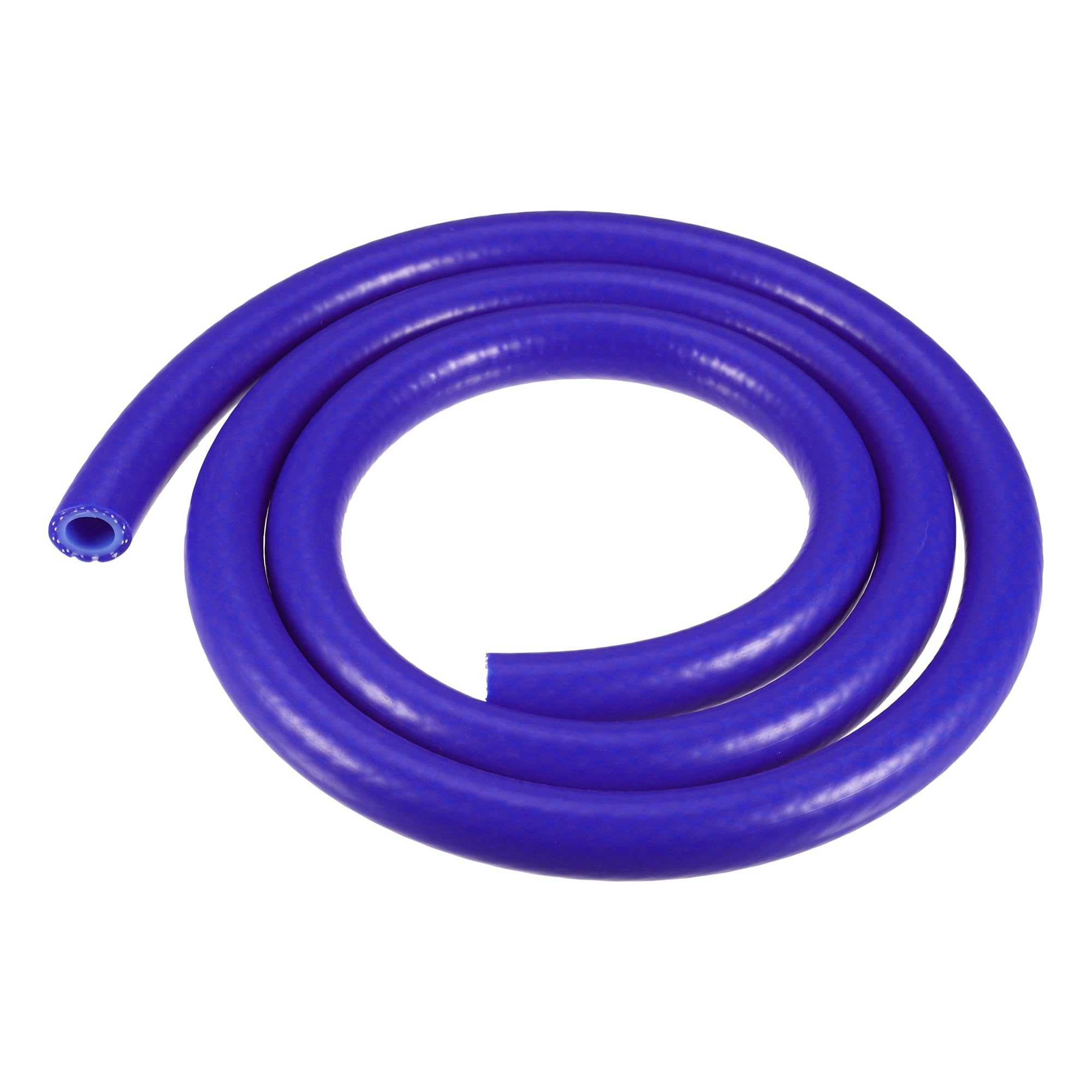 X AUTOHAUX 12mm Blue Silicone Vacuum Hose - 4.92ft High-Temperature Resistant Engine Air Intake Pipe for Automotive, Motorcycle, ATV & Marine Applications - Perfect for Turbo, Intake & Vacuum Systems