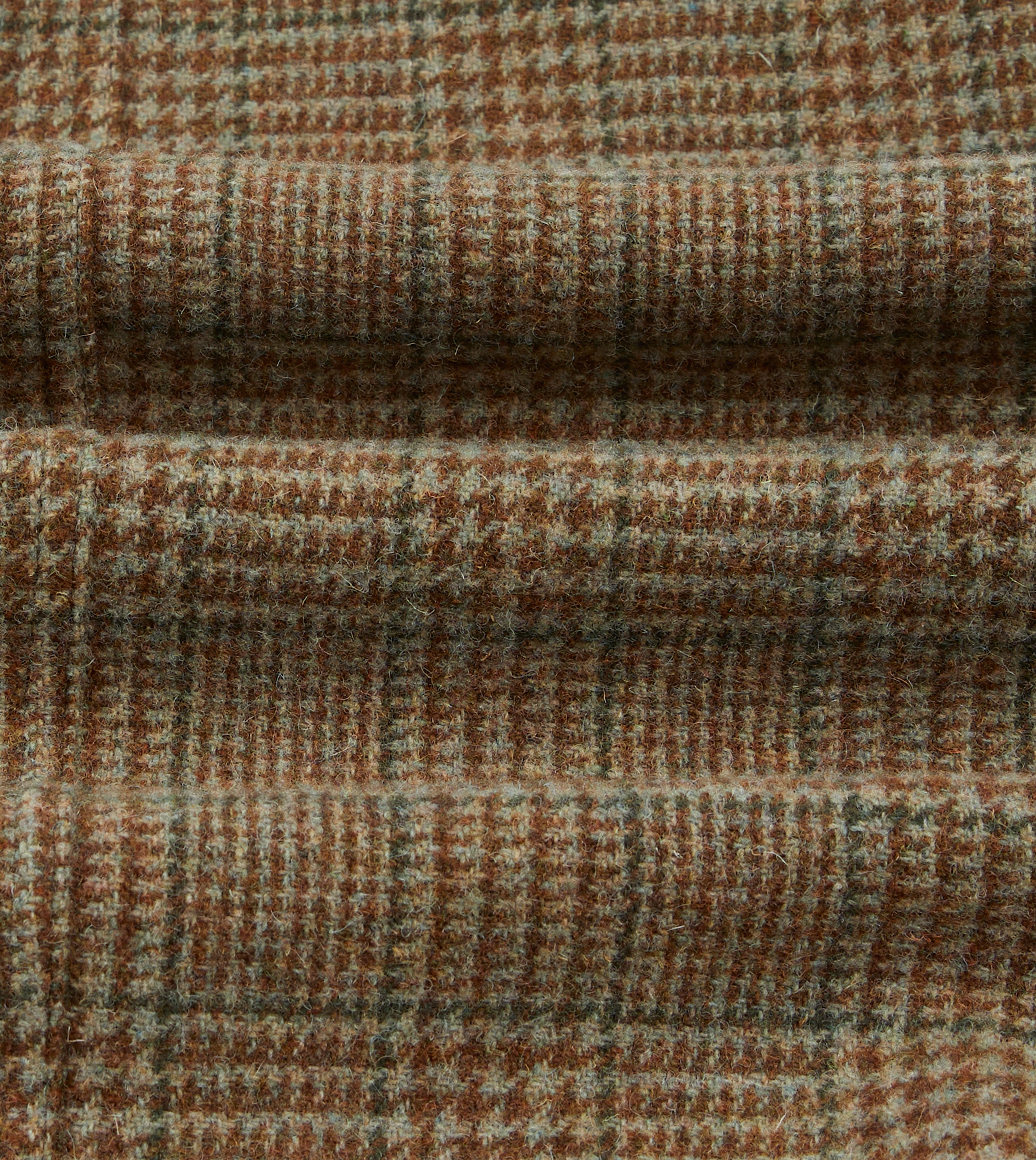 Brown Prince of Wales Check Shetland Tweed Blazer for Men - Classic Mk. VII Style for Business, Office & Formal Events