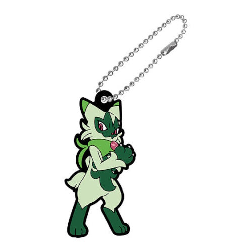 Pokemon Rubber Mascot Vol. 27 - Bandai 2 Inch Keychain - Cute Collectible Figure for Backpacks, Keys & Gifts | Official Pokemon Merchandise