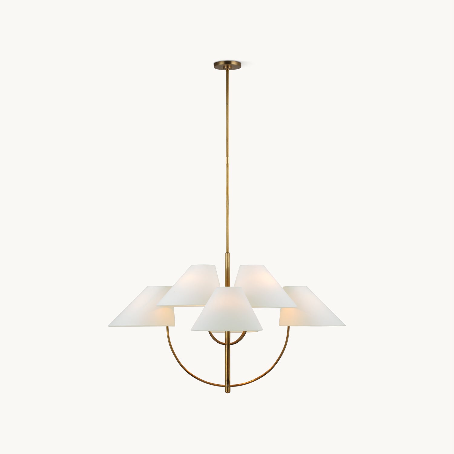 Kenney Chandelier - Modern Crystal Ceiling Light Fixture for Dining Room & Living Room | Elegant Home Decor Lighting for Weddings & Luxury Interiors
