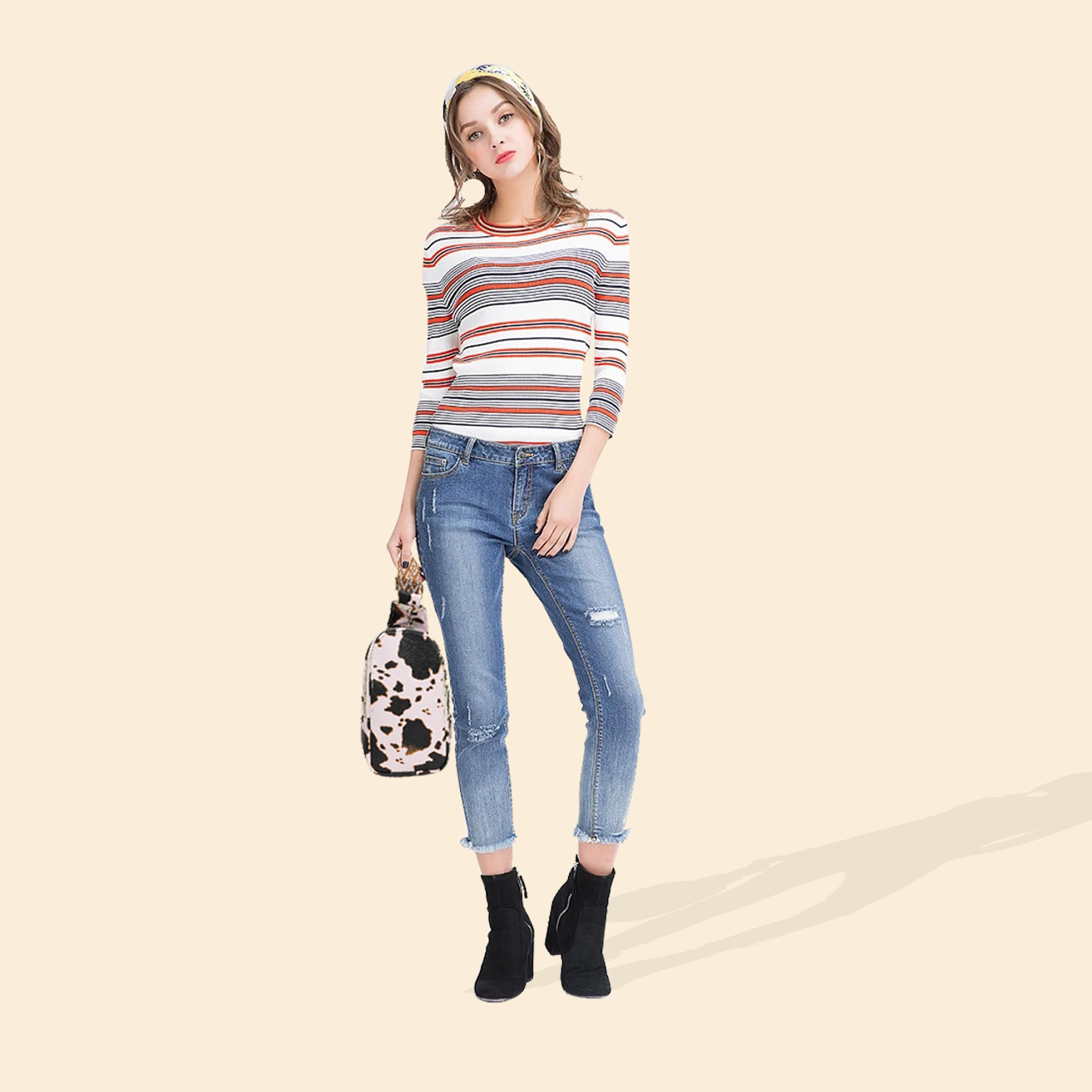 Women's Leather Sling Bag - Small Crossbody Chest Bag, Shoulder Satchel Daypack for Travel, Work & Everyday Use | Durable & Stylish