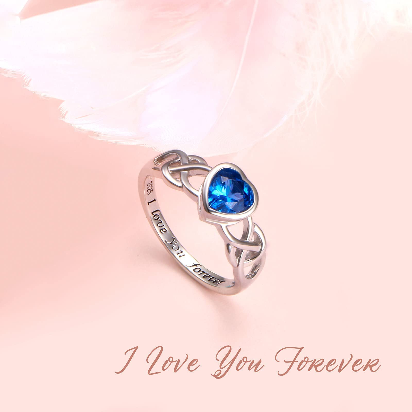 Ladytree Sterling Silver S925 Thumb Band Ring for Women - Trendy Fashion Jewelry Gift - Perfect for Everyday Wear, Parties & Special Occasions
