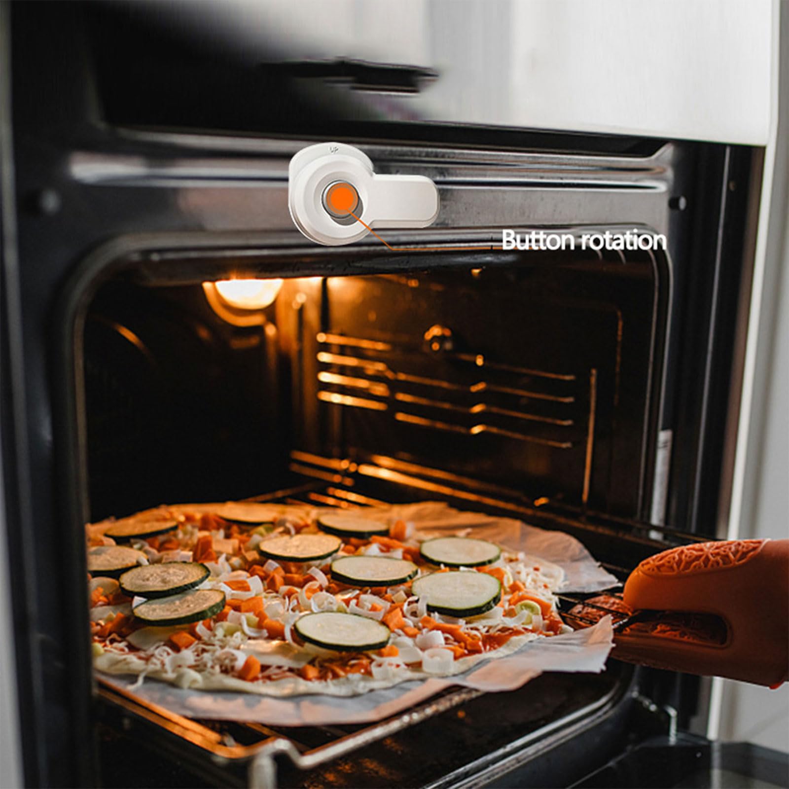 Child Safety Oven Lock - Baby Proof Cabinet & Refrigerator Lock - Easy Install Stove Guard for Kitchen Security | Prevent Toddler Access to Appliances & Dangerous Areas