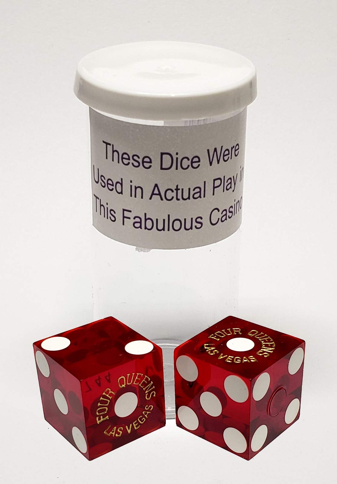 19mm Craps Dice - Authentic Las Vegas Casino Style for Home Game Nights
