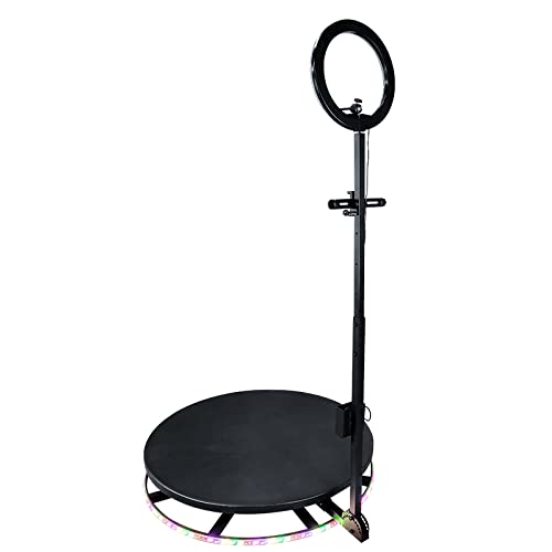 360 Degree Photobooth Machine - Automatic Slow Motion Rotating Selfie Booth with 100cm (39.4
