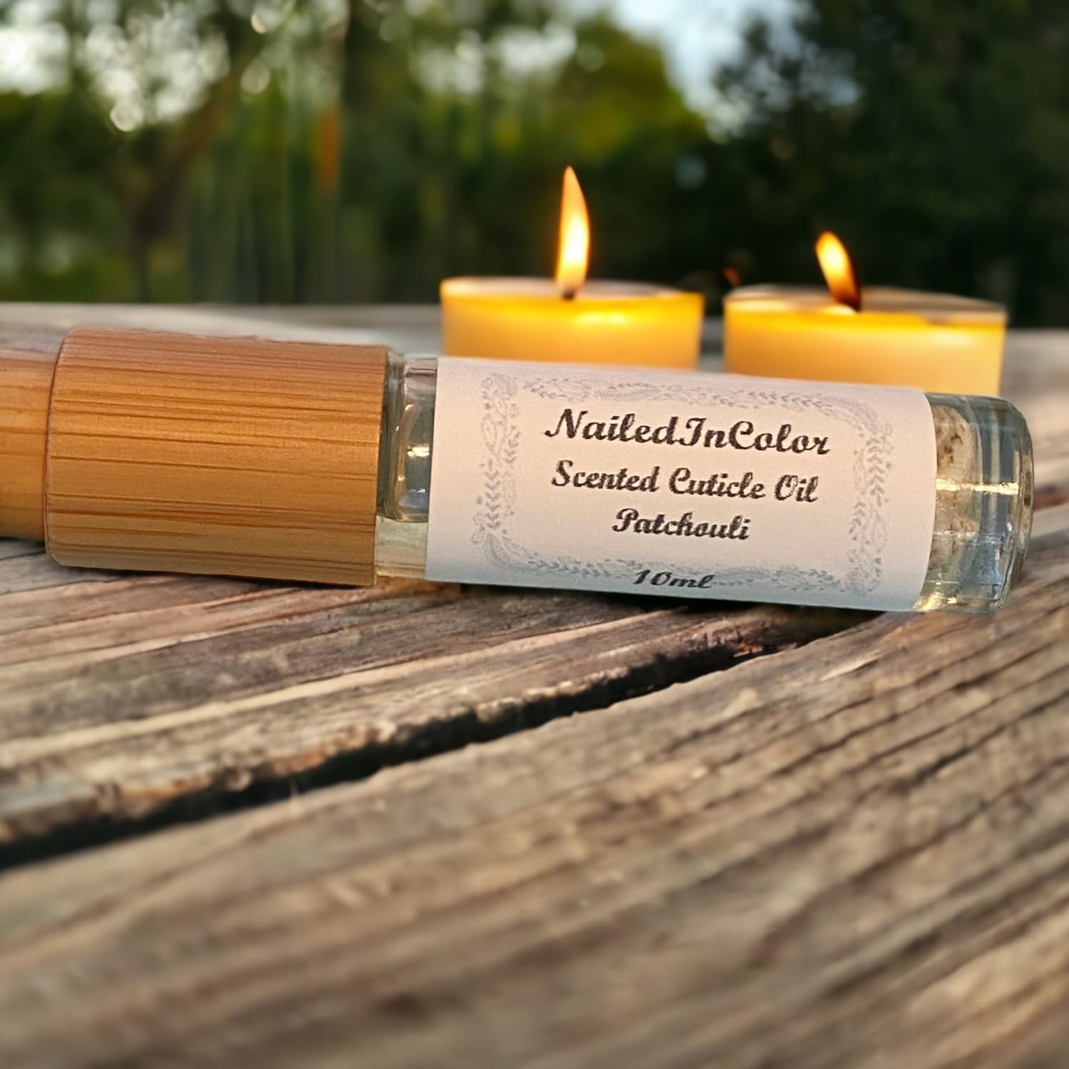 Organic Patchouli-Scented Cuticle Oil for Women - Nourishing Moisturizer & Nail Treatment - Strengthens & Protects Nails - Perfect for Manicures, Dry Cuticles & Nail Care Routine